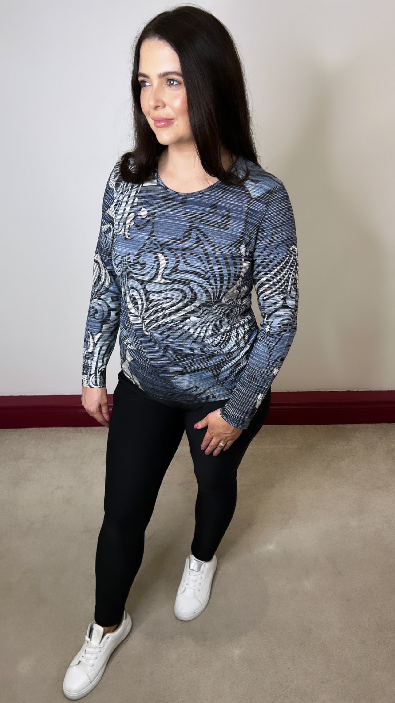 Heidi Denim Effect Blouse