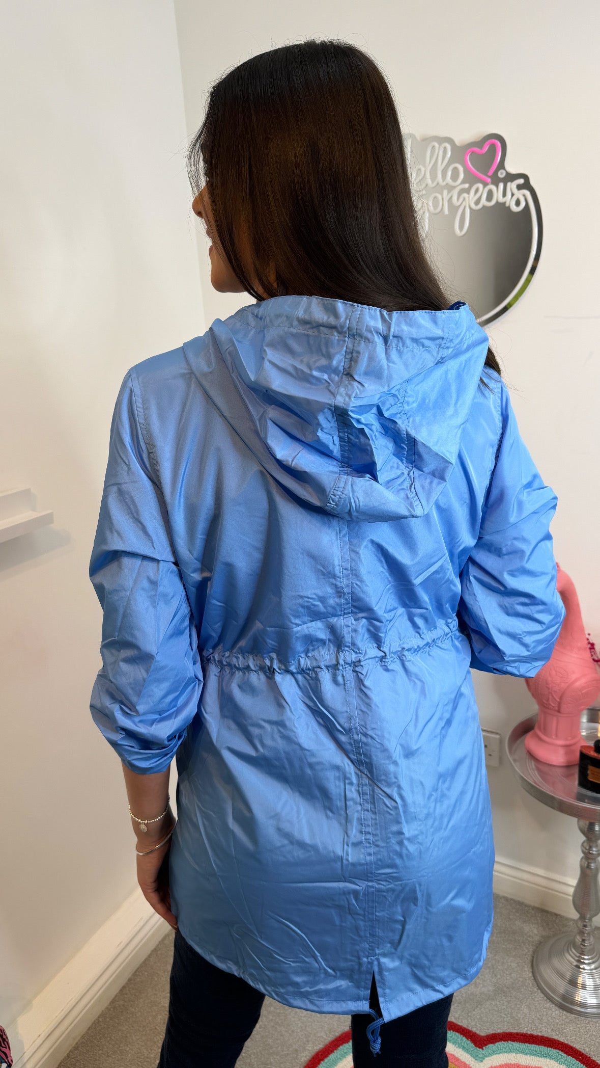 Winda Baby Blue Raincoat