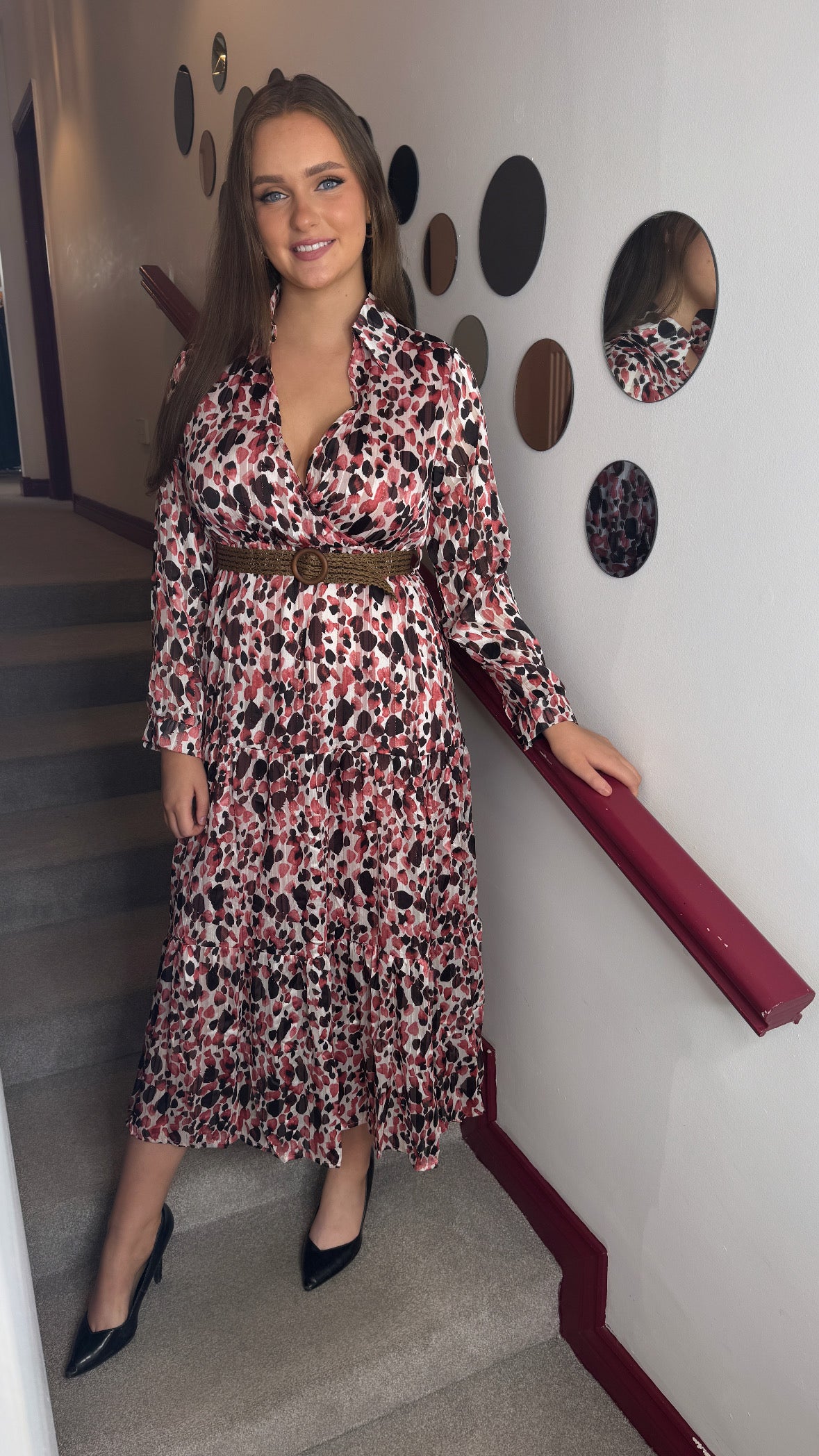 Kimmy Red Midi Dress