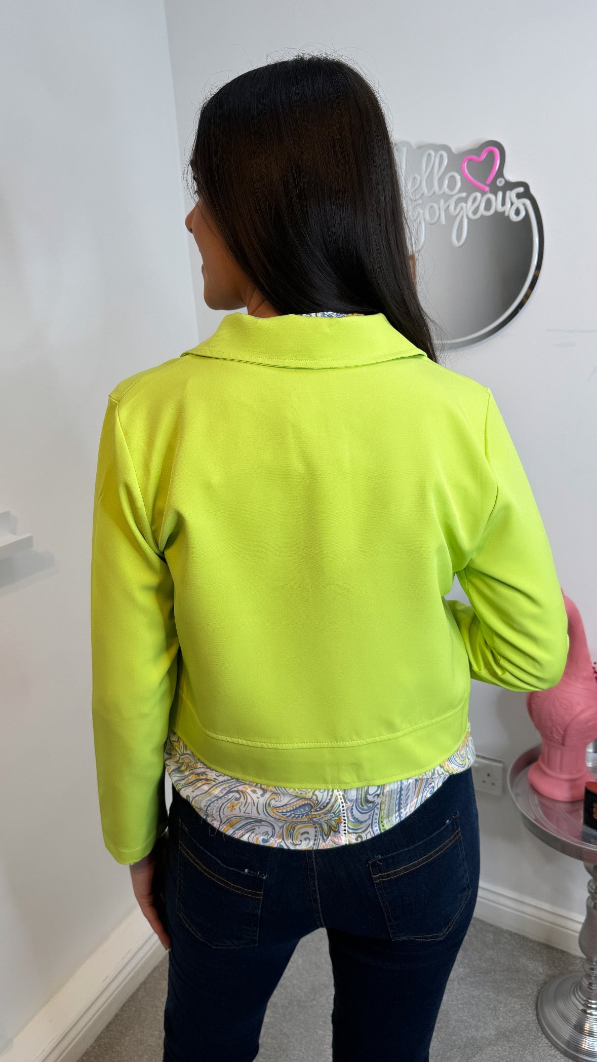 Issa Lime Trophy Jacket