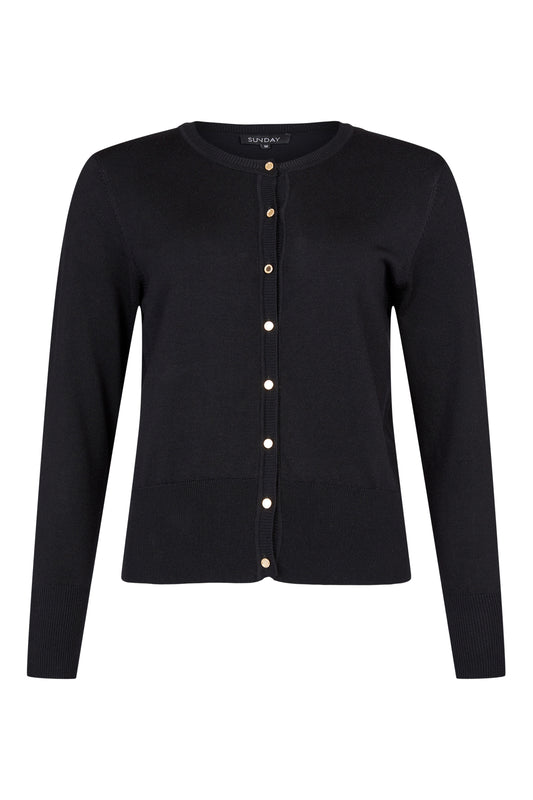 Sunday Black Shimmer Cardigan