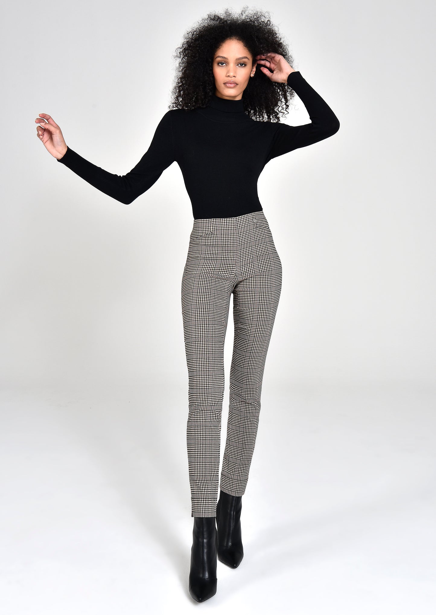 Robell Rose Burberry Check Trouser