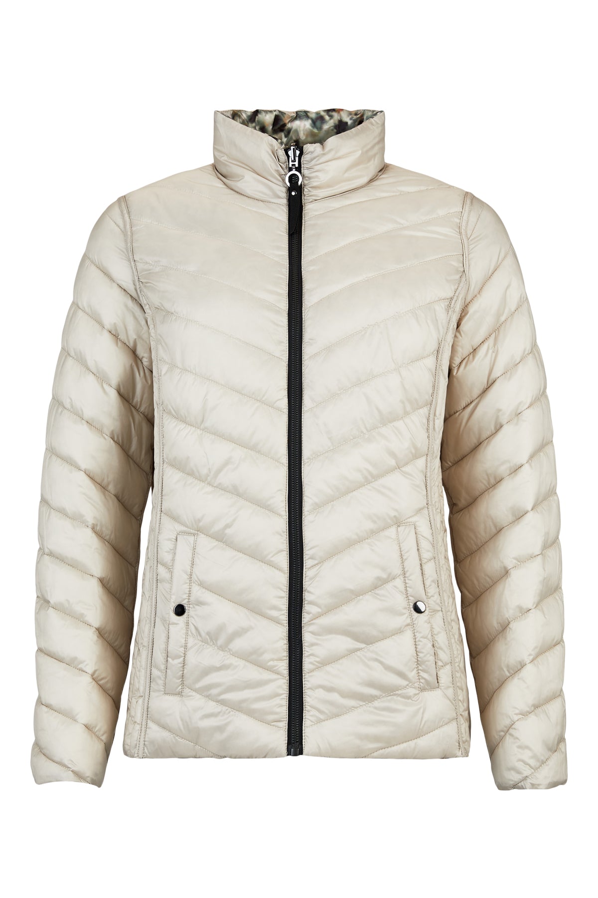 Frandsen Reversible Sage & Beige Puffer Coat