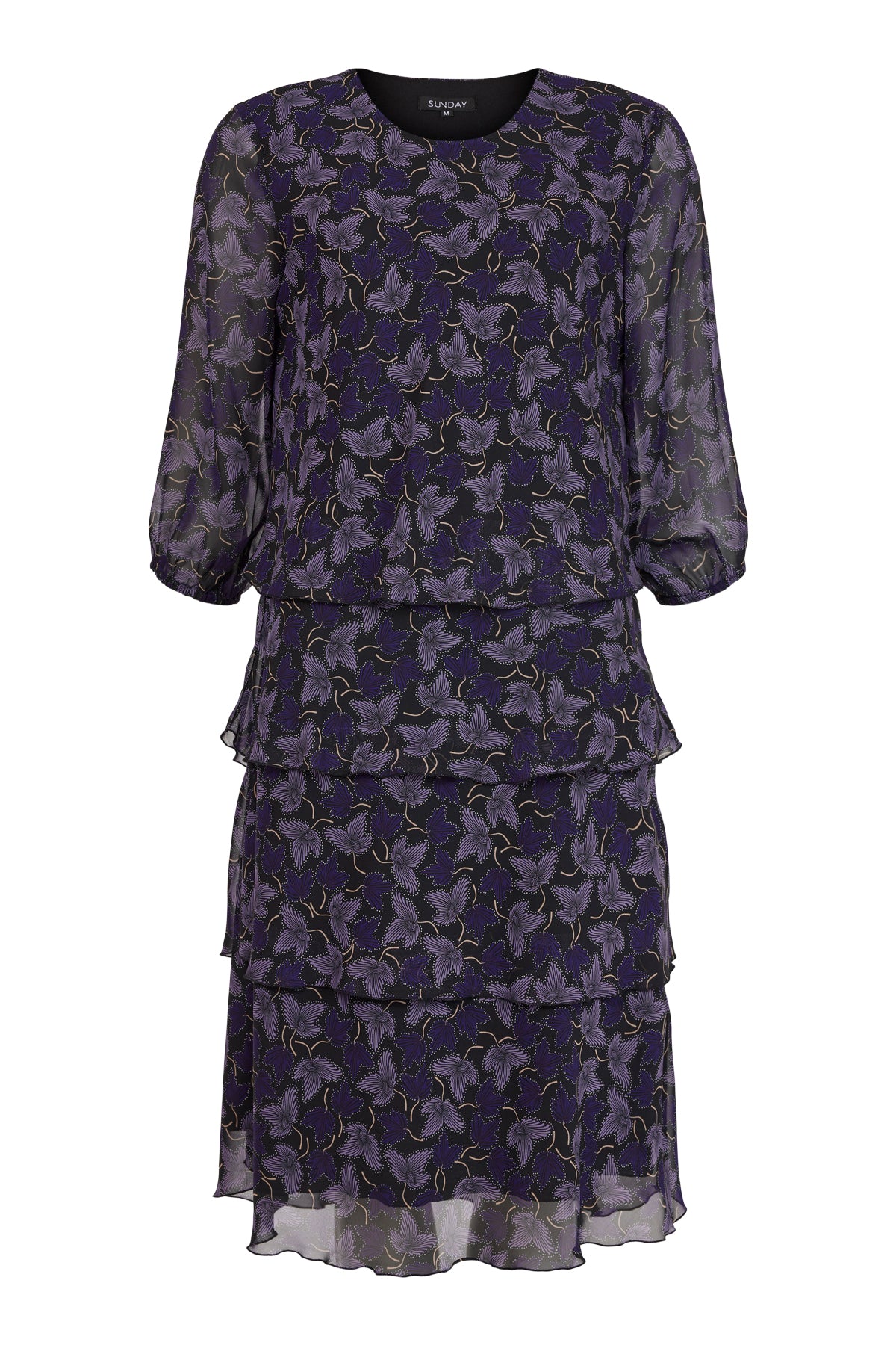 Sunday Purple Floral Dress