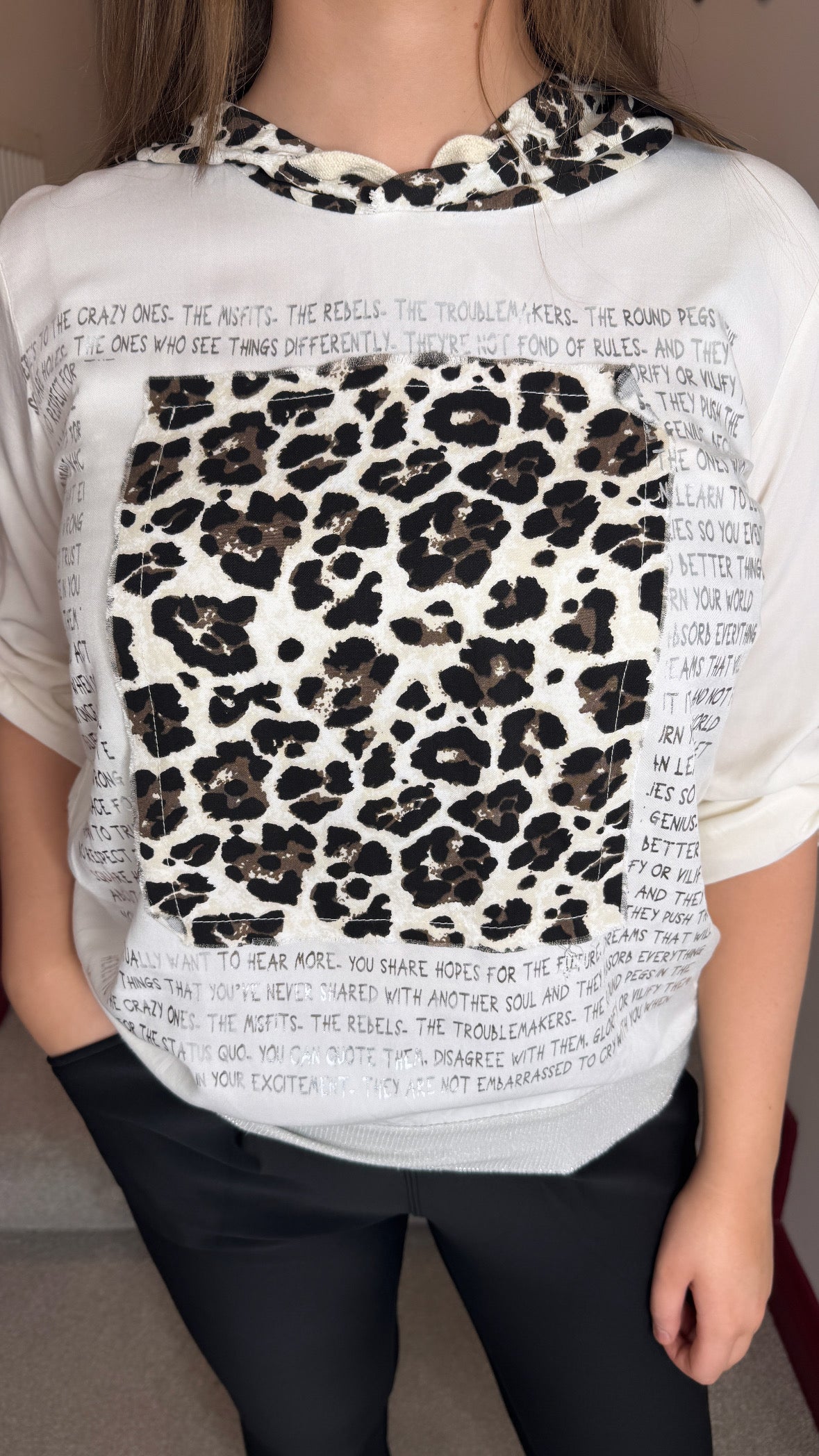 Cecilia Abstract Print Top