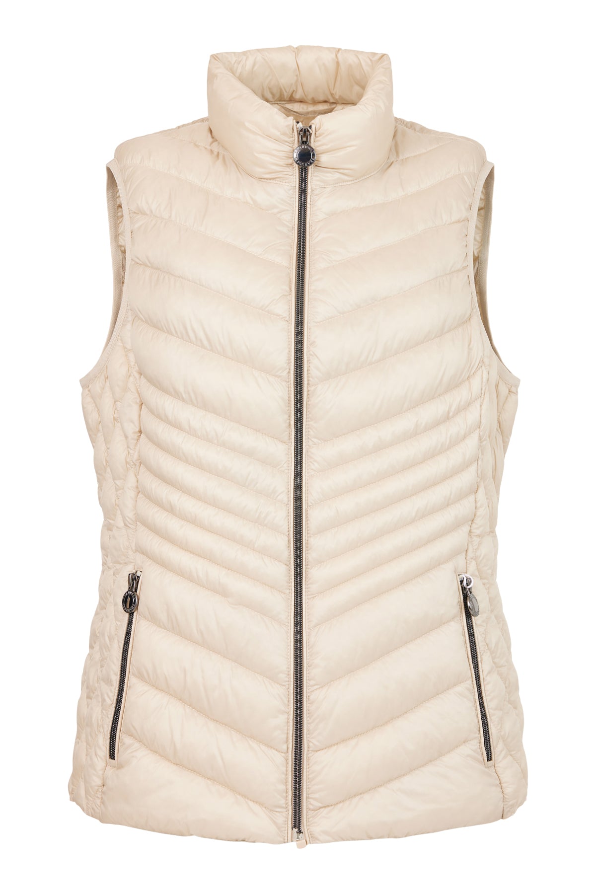 Frandsen Luxury Cream Sleeveless Gilet