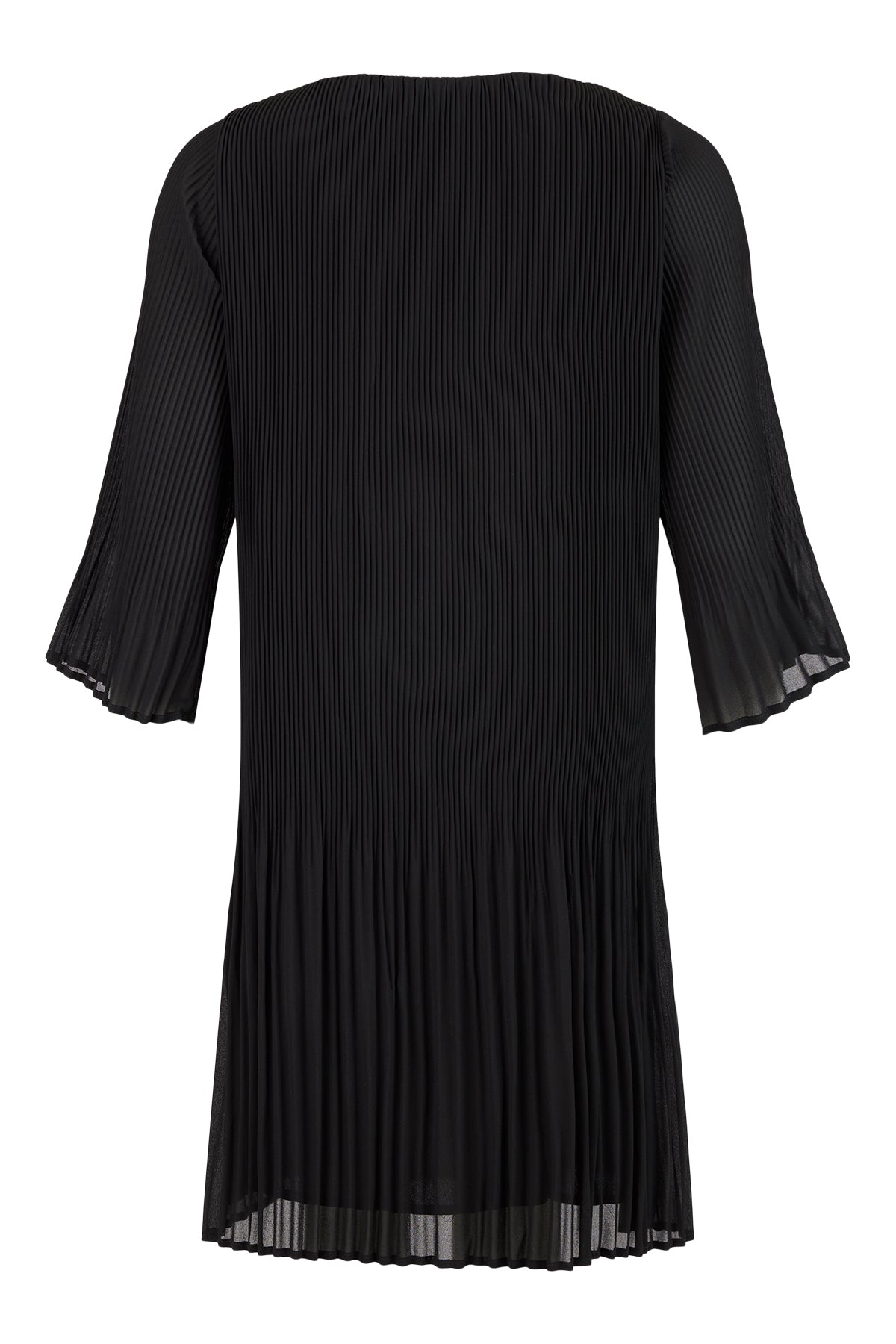Sunday Black Pleated Dress