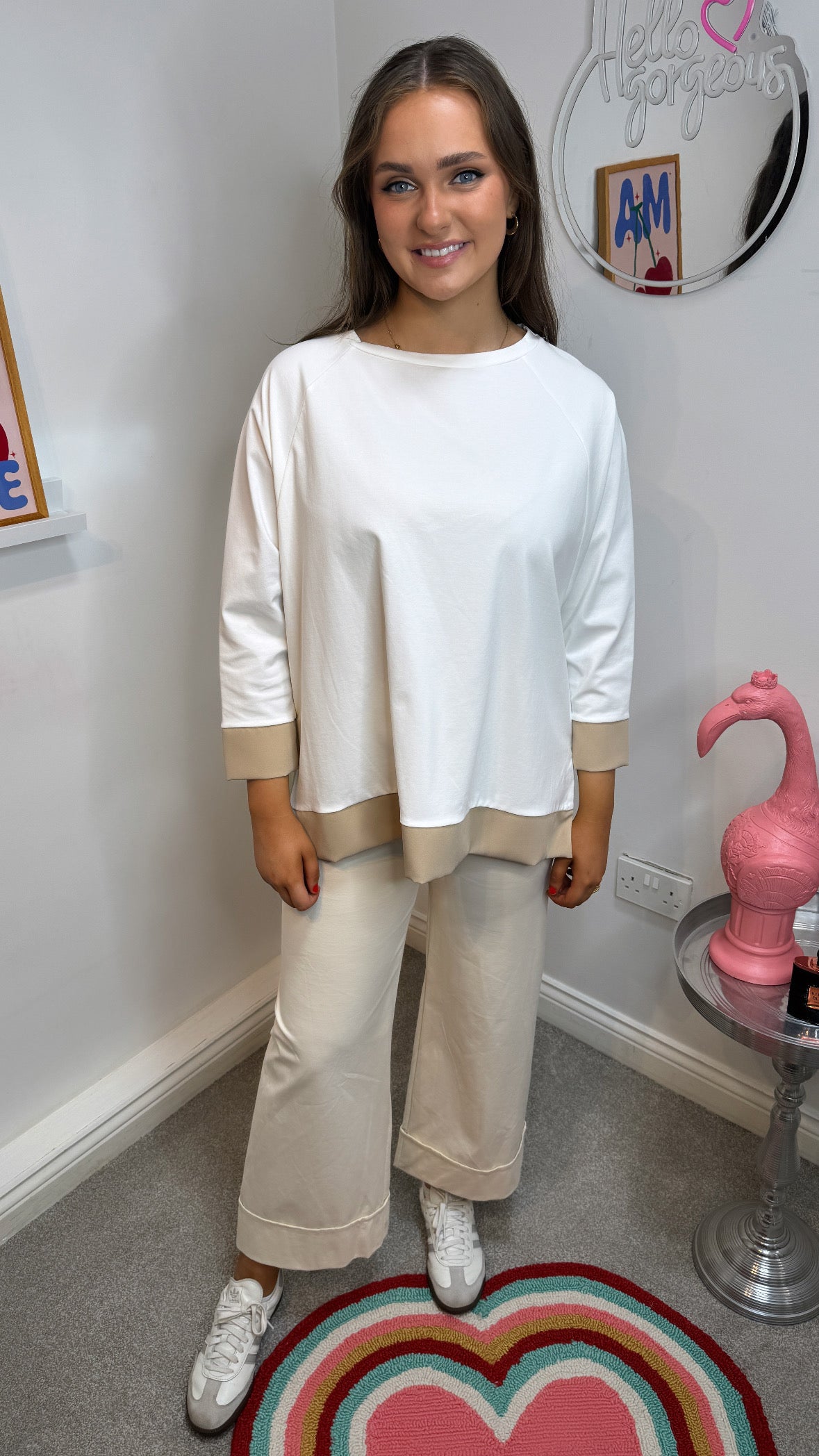 Amber Cream Culotte