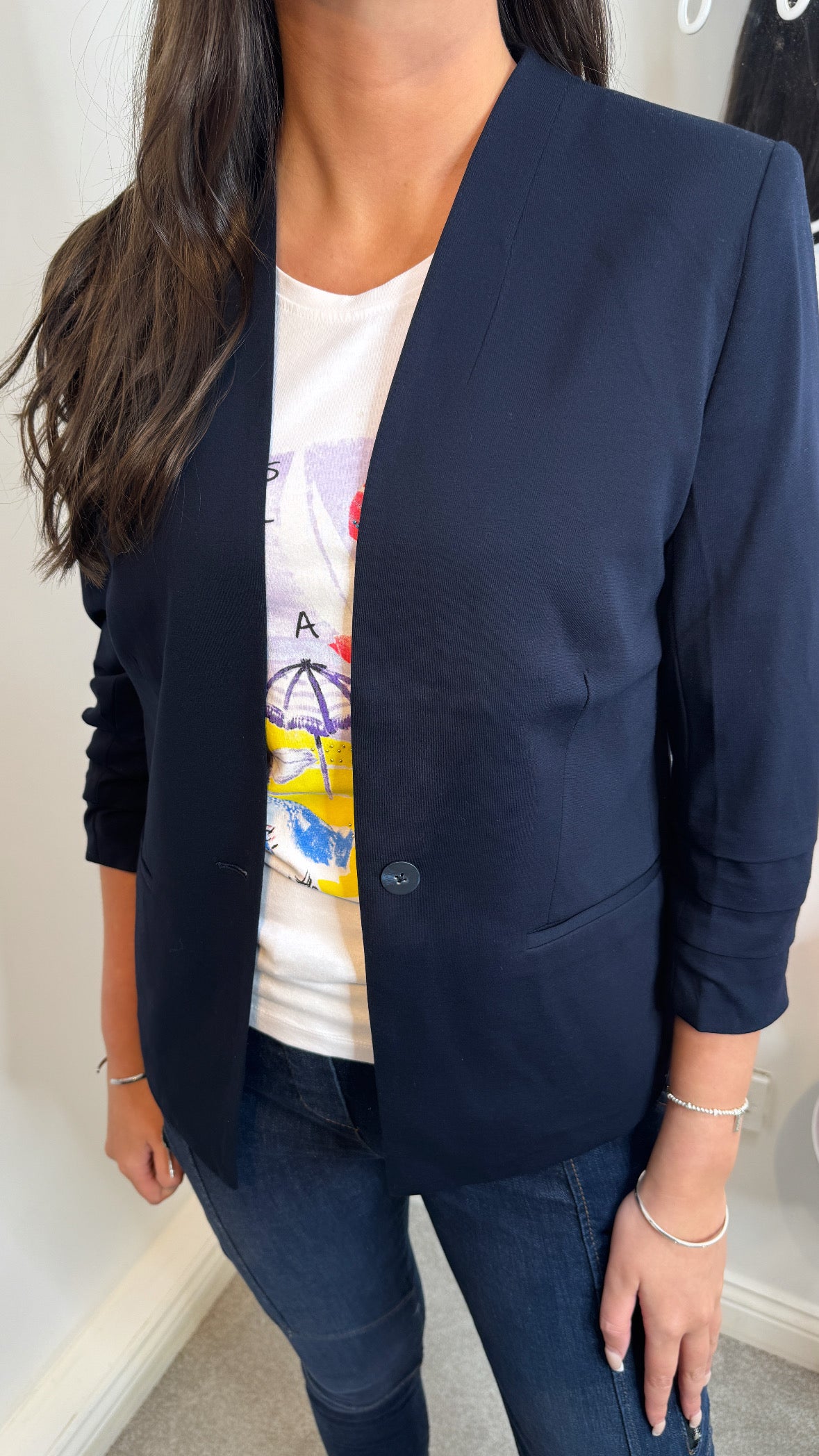 Claudette Navy Blazer