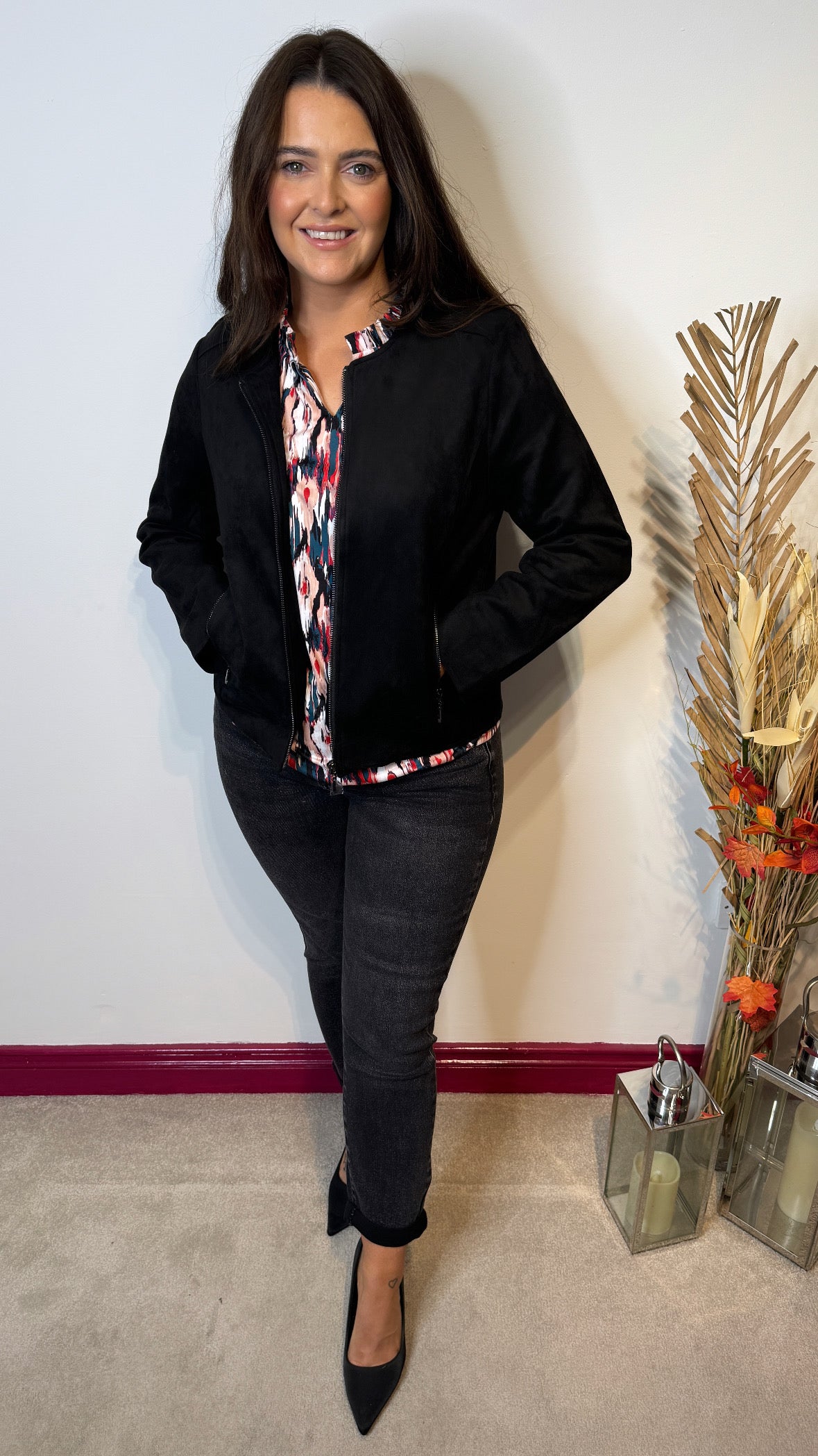 Sunday Black Suede Luxury Jacket