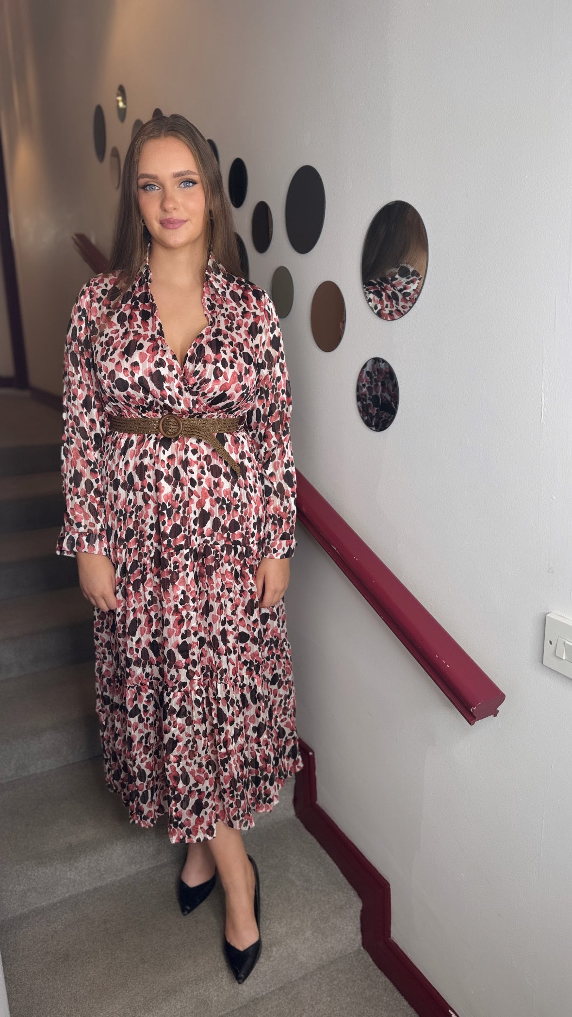 Kimmy Red Midi Dress