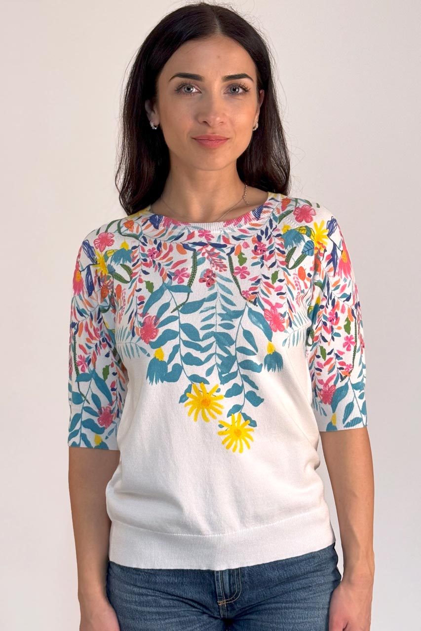 Gigi Knitted Floral Top