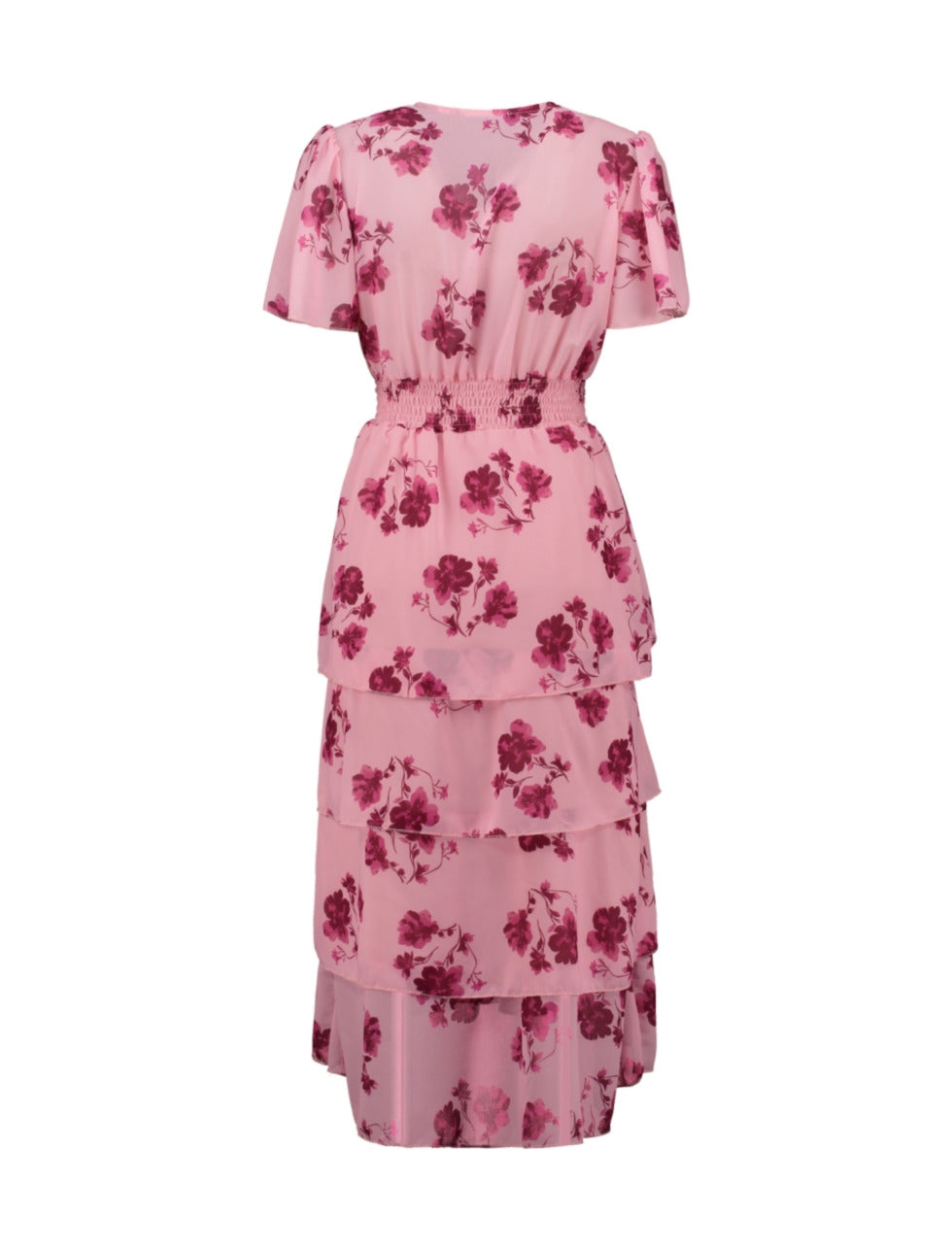 Anouk Pink Layered Dress
