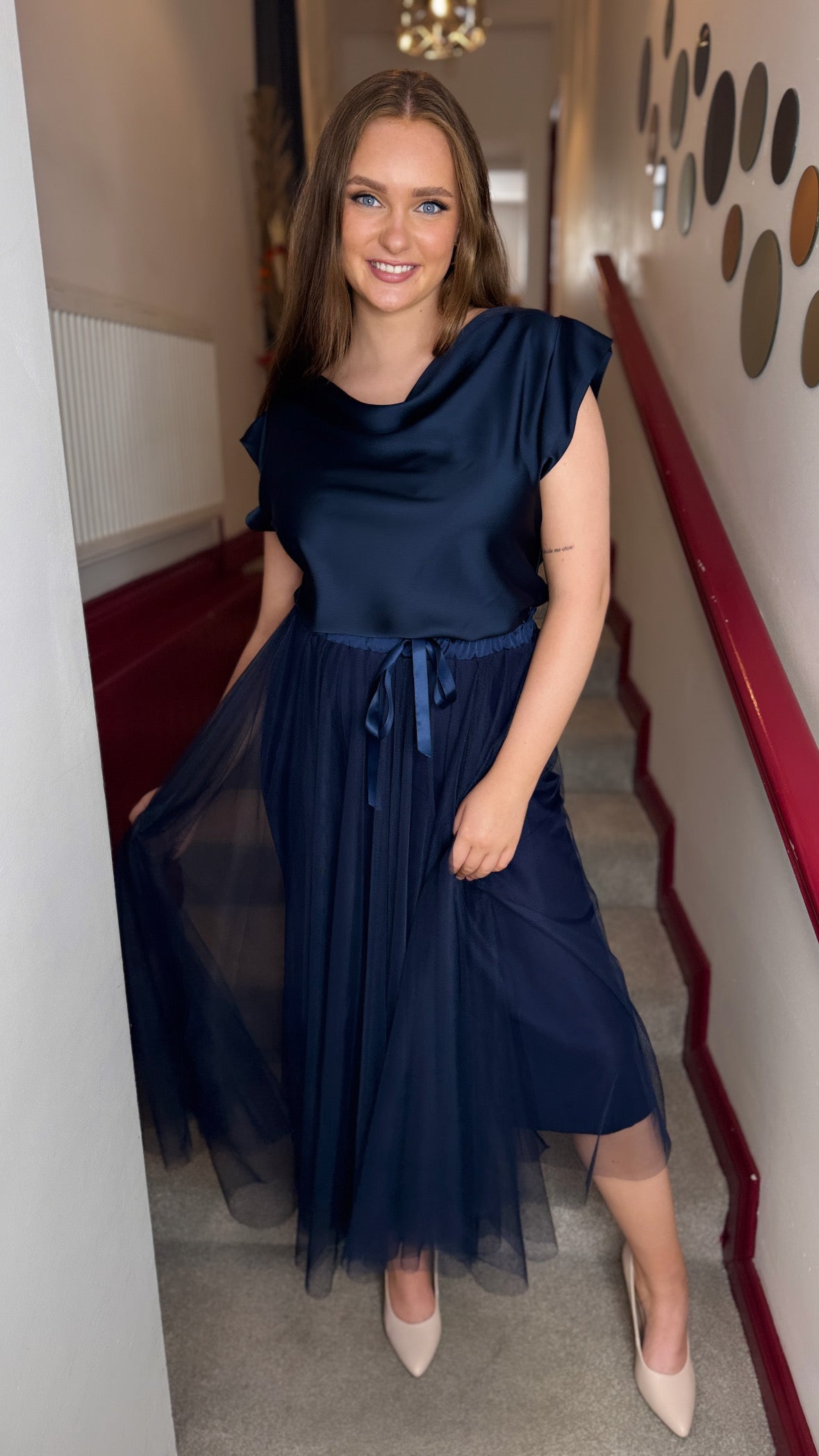 Keira Navy Tulle Skirt
