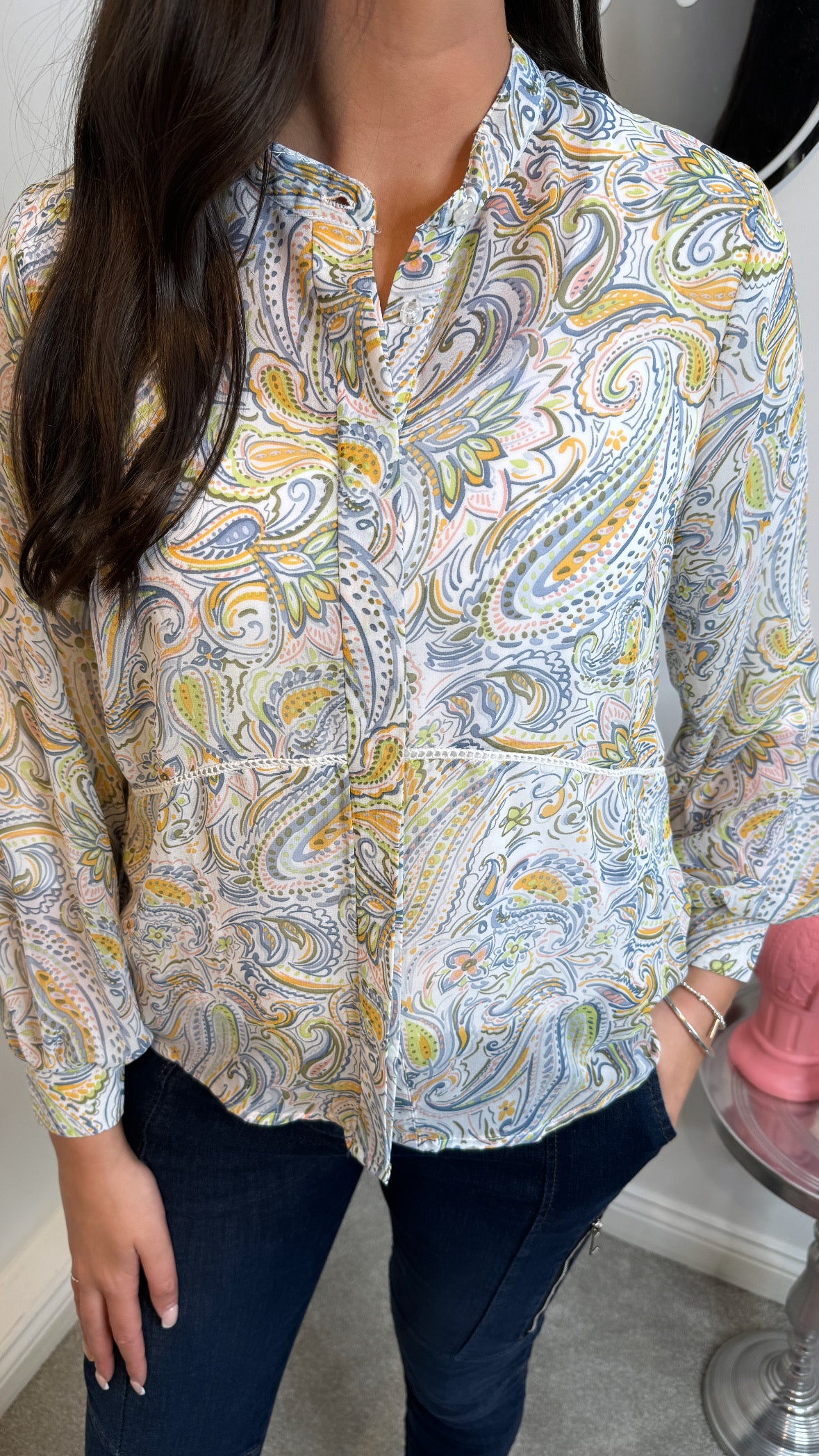 Keiko Paisley Print Shirt