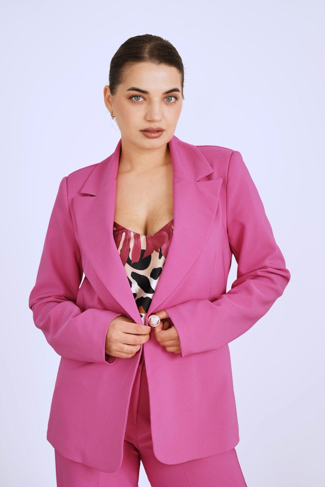 Ivy Pink 2 Piece Trouser Suit