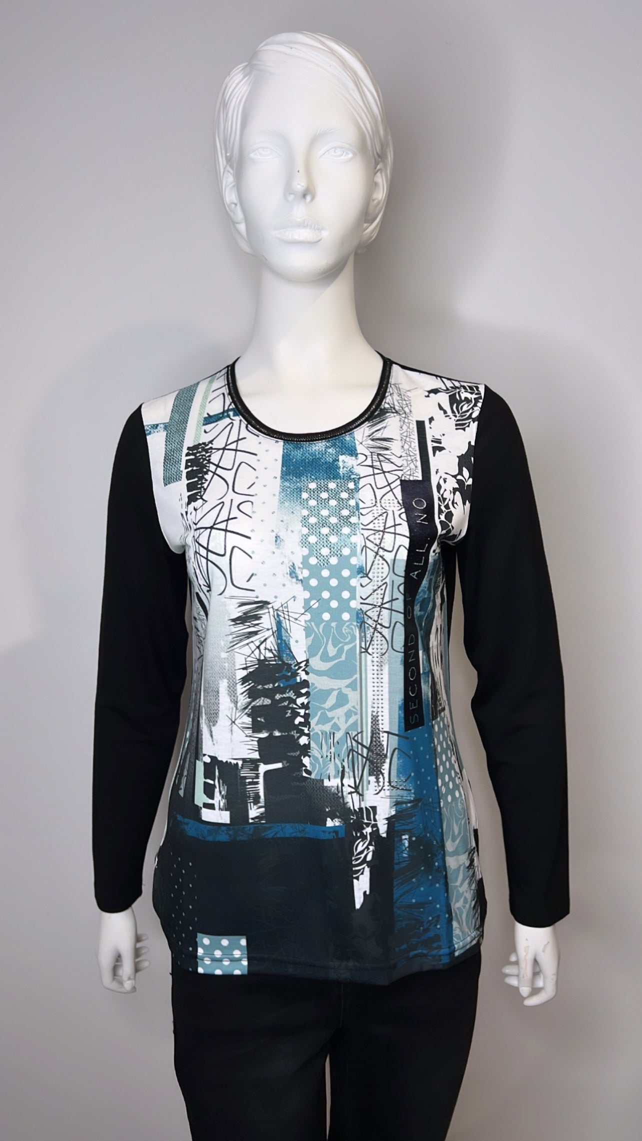Ursella Graffiti Print Blouse
