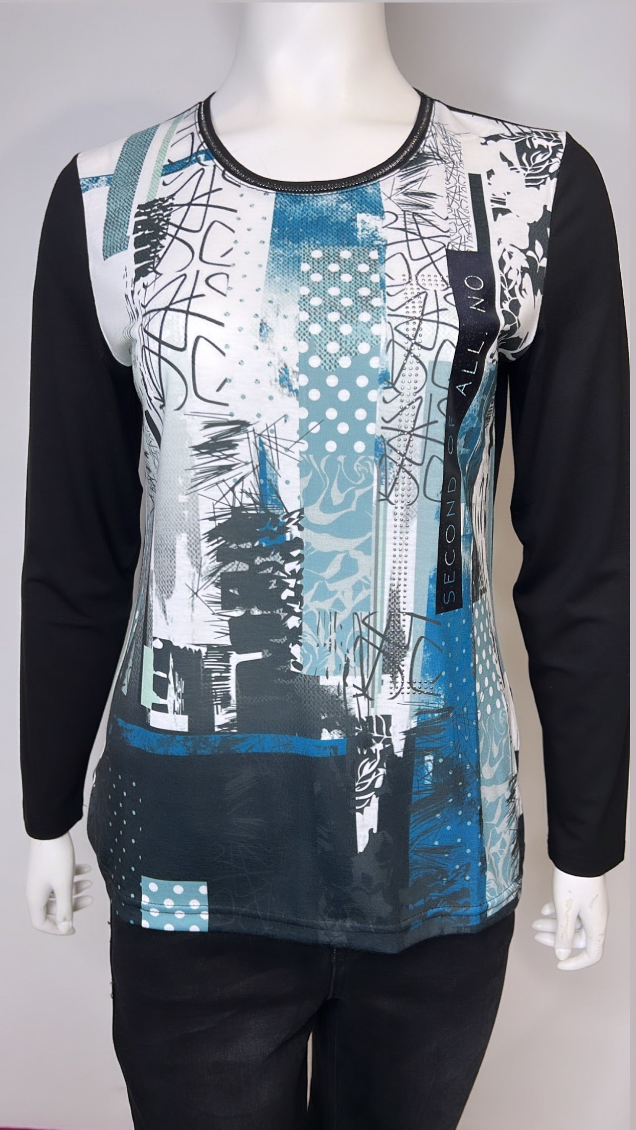 Ursella Graffiti Print Blouse