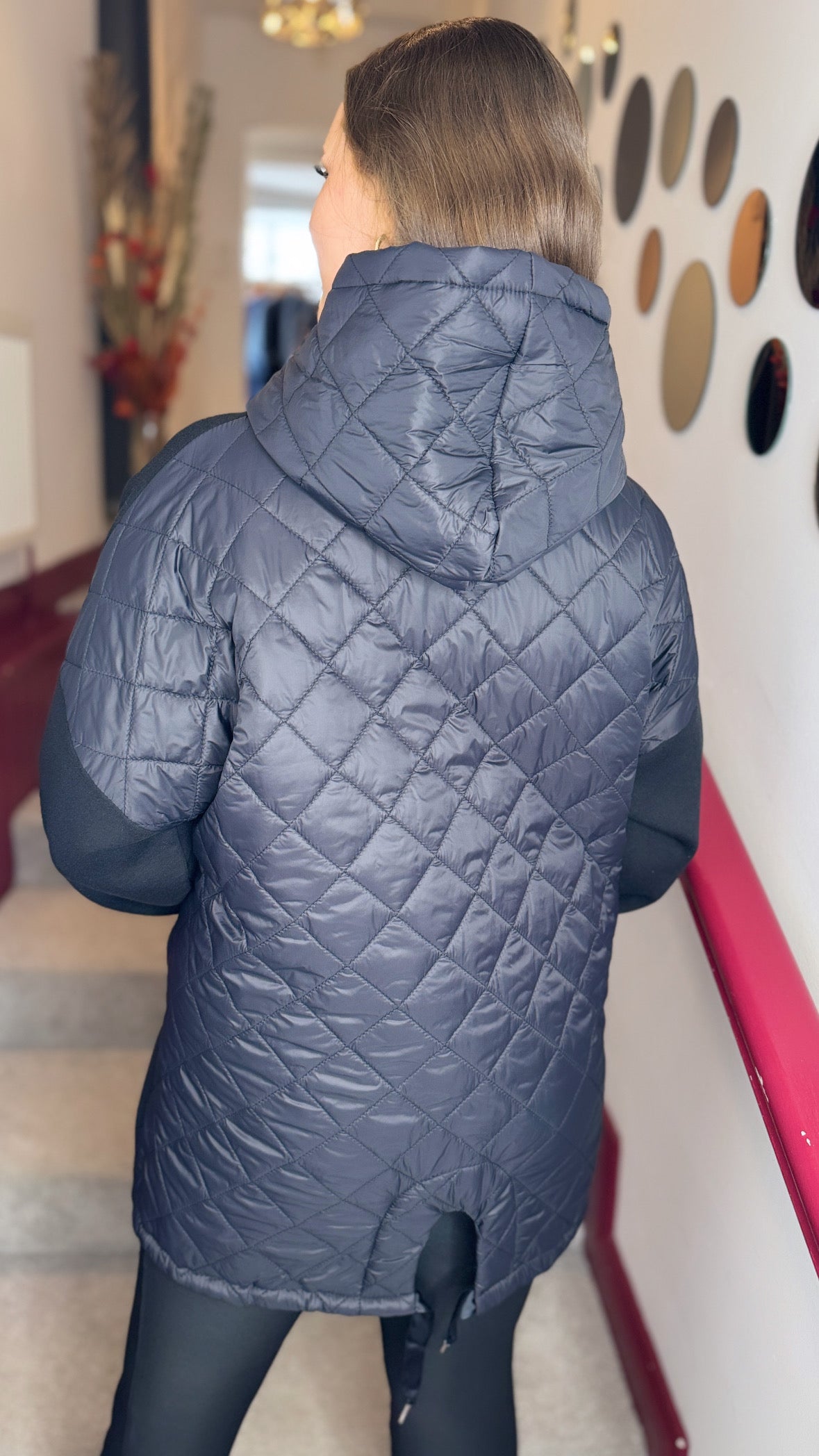 Bree Black Quilted Jacket