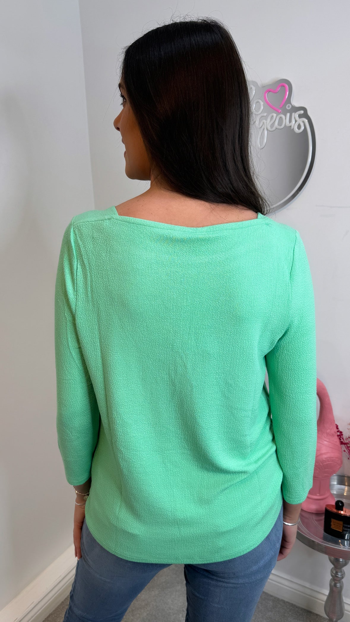 Marina Lime Top