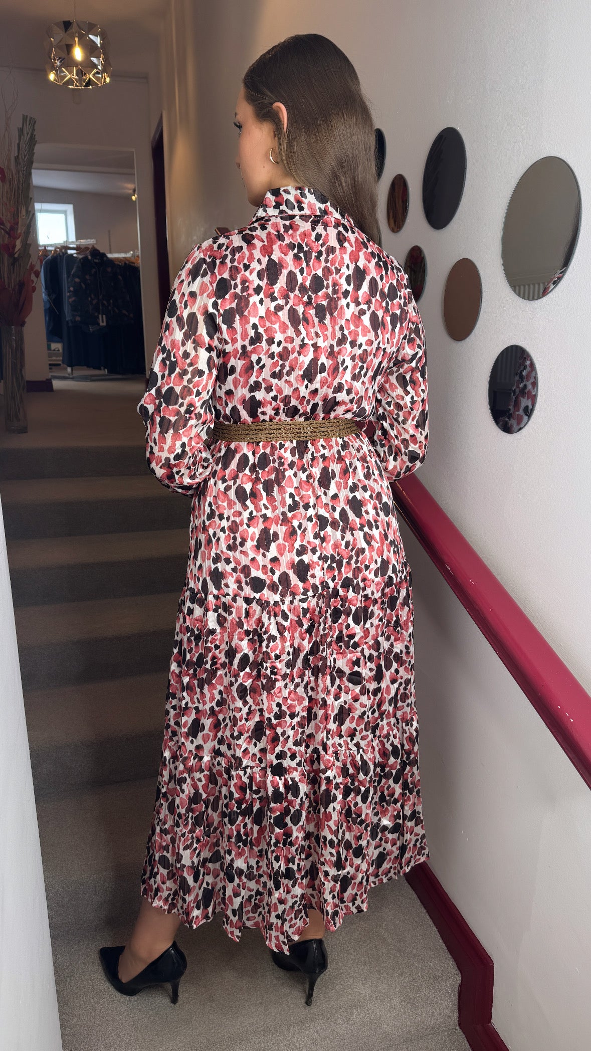 Kimmy Red Midi Dress