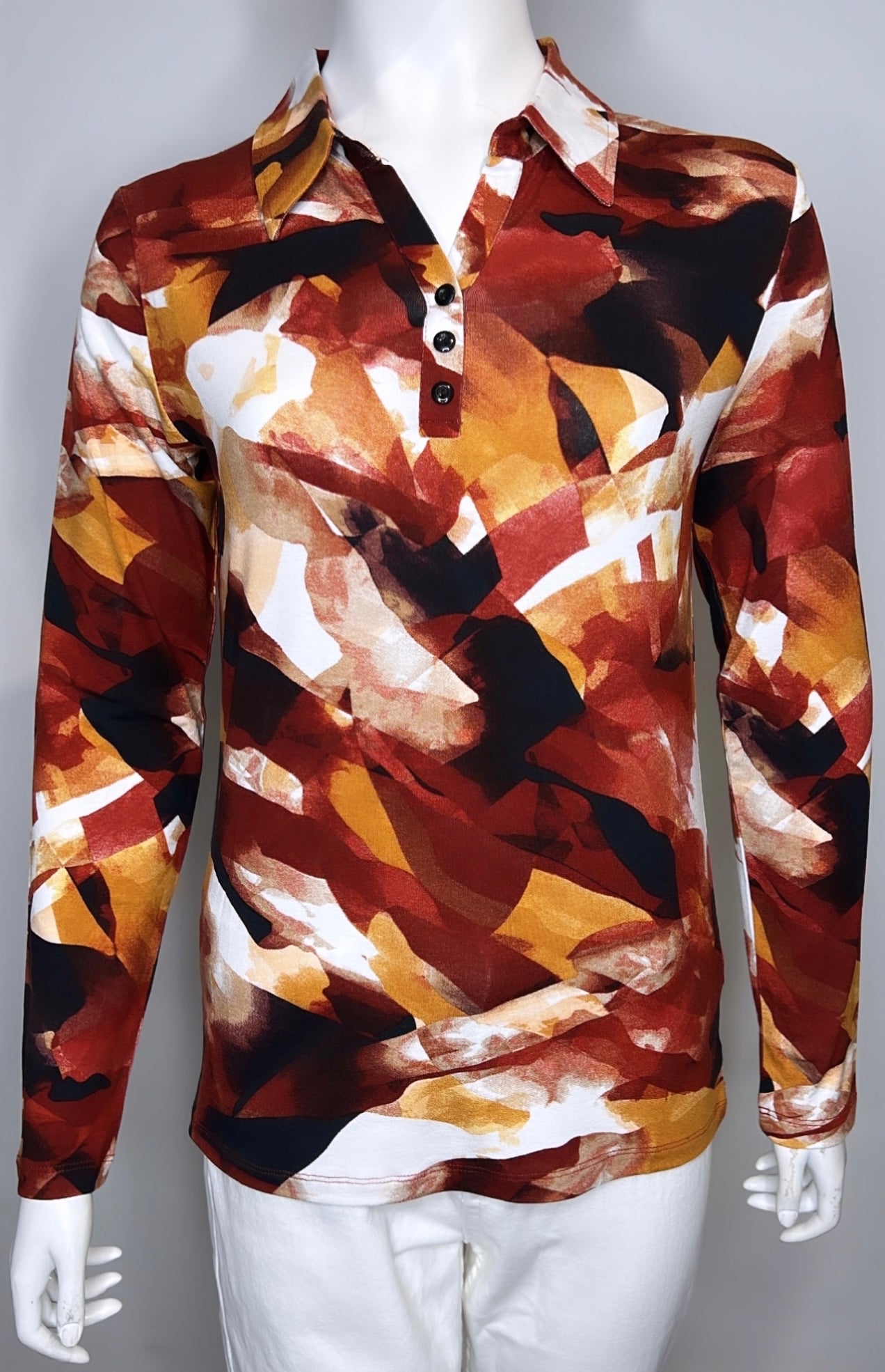 Abigail Abstract Print Shirt