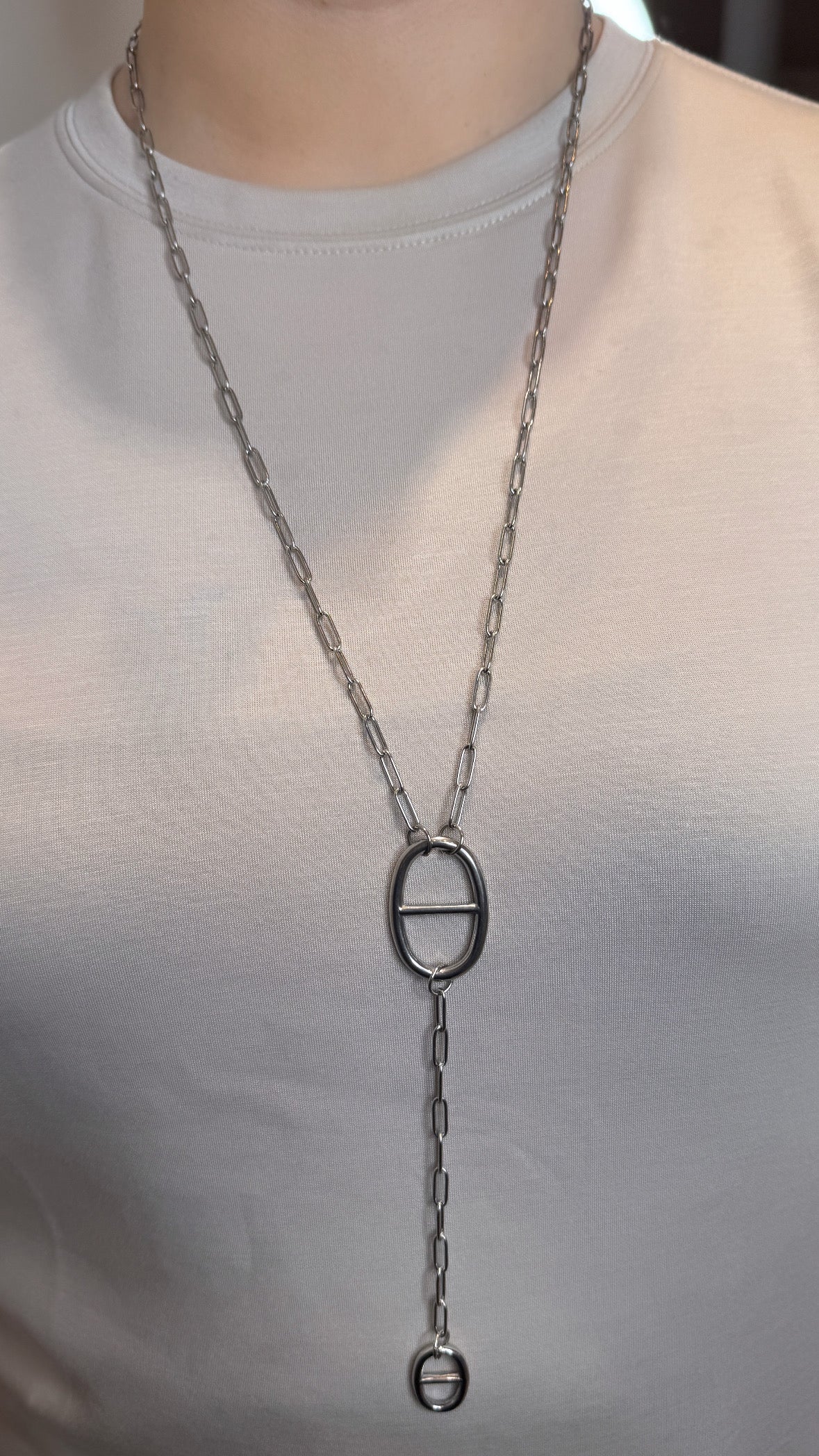 Minta Silver Chain Necklace