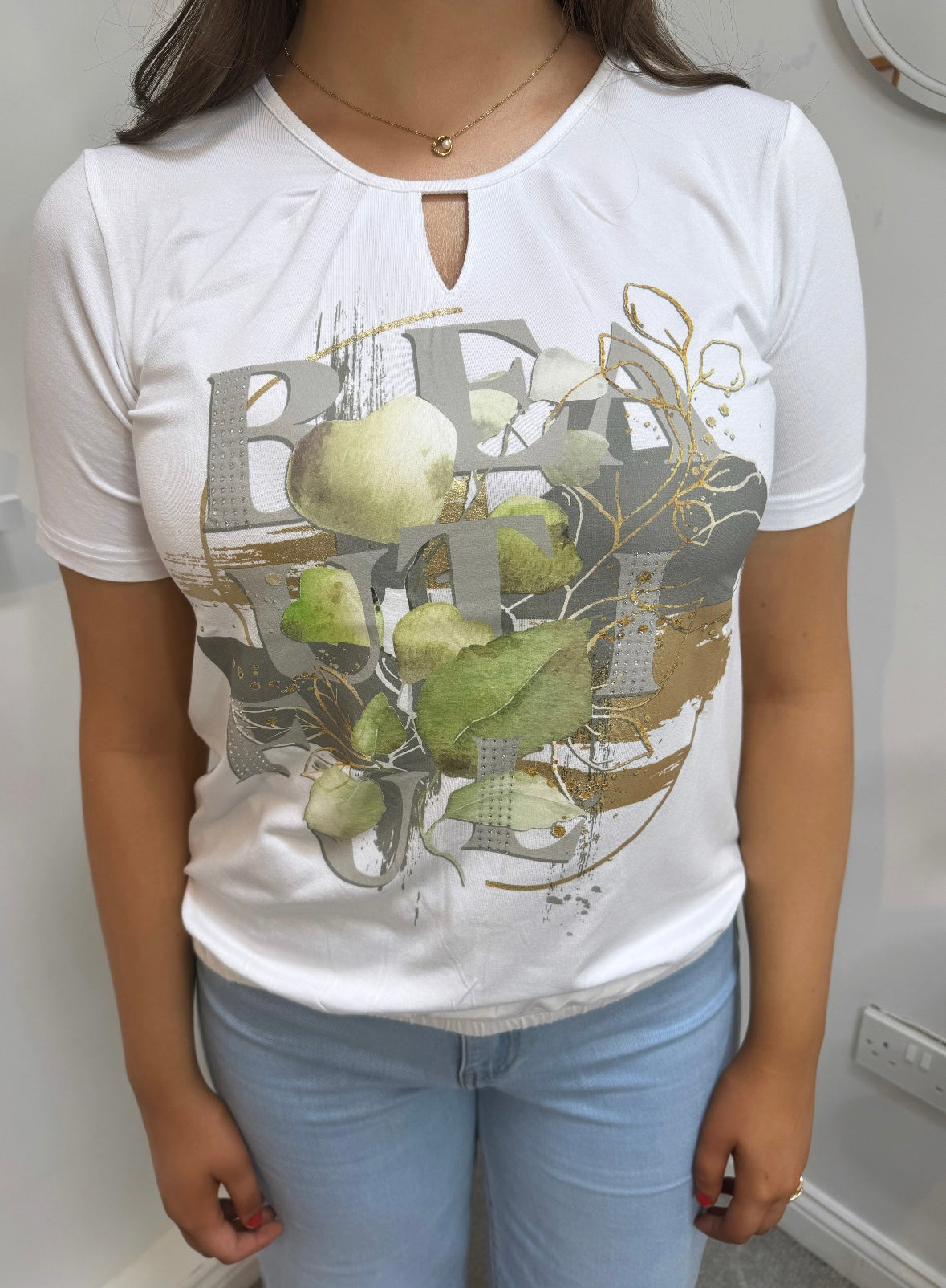 Billie Diamante Keyhole Top