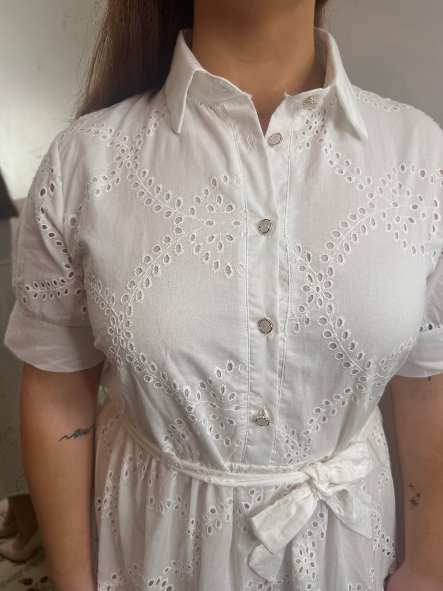 Briana White Shirt Dress