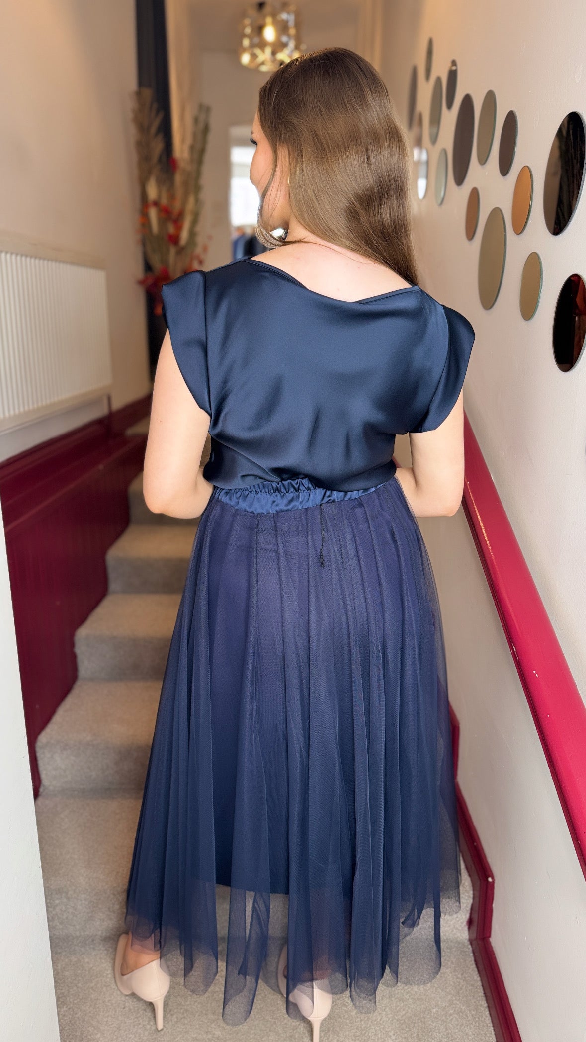 Keira Navy Tulle Skirt