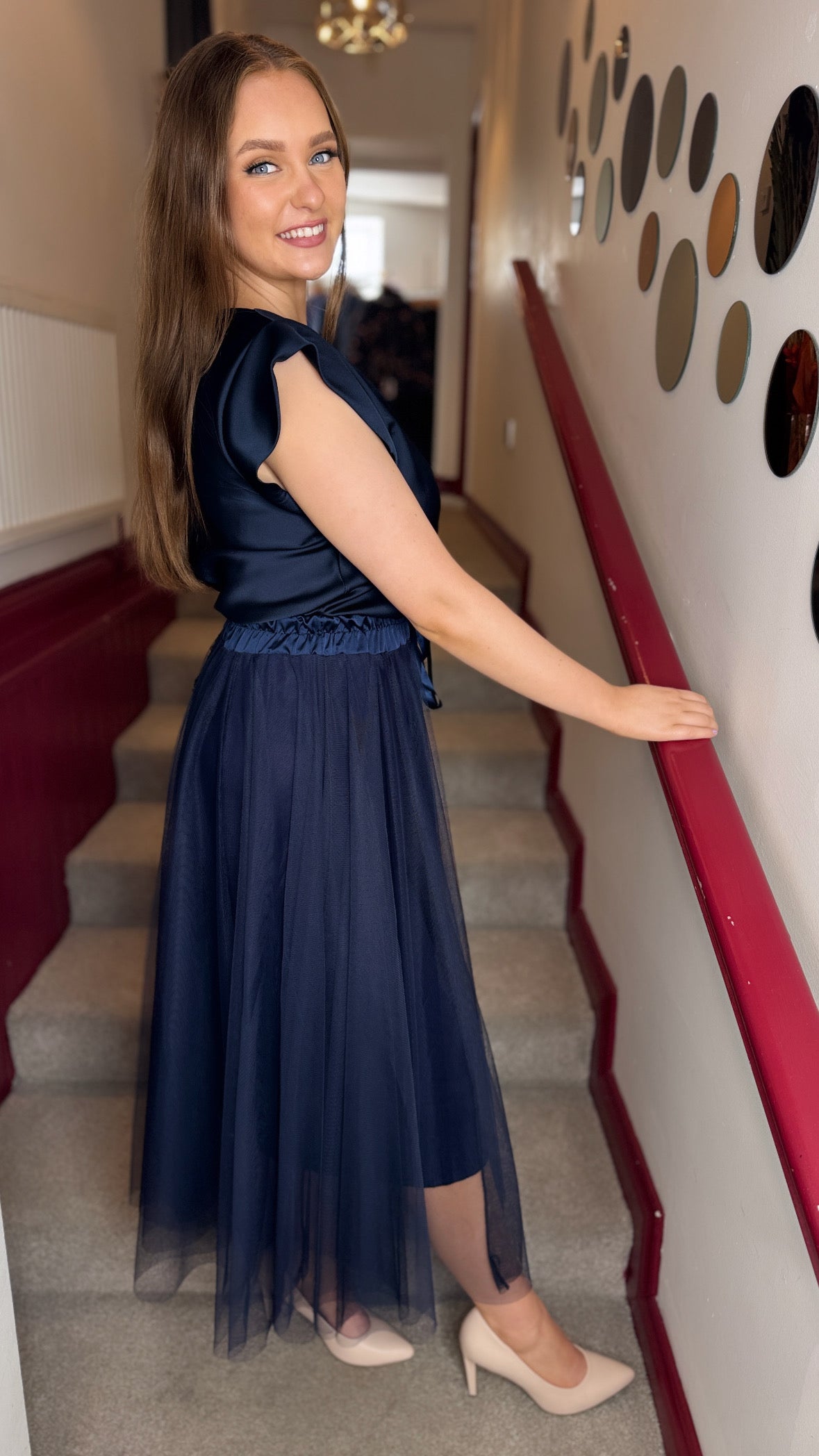 Keira Navy Tulle Skirt