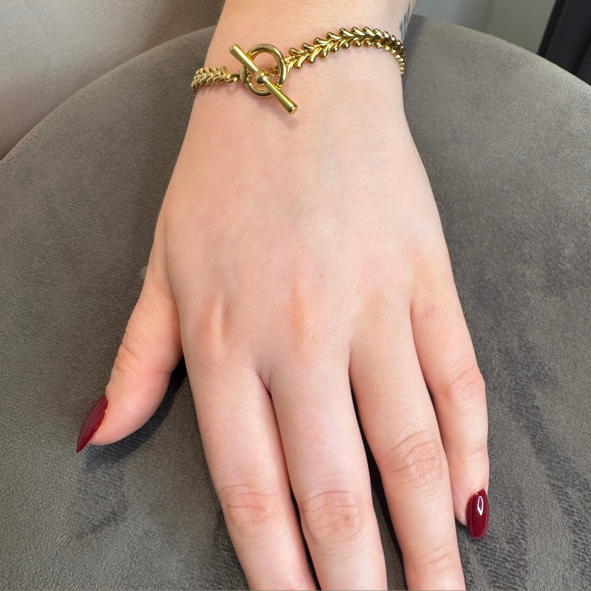 Willow Gold Chain Link Bracelet