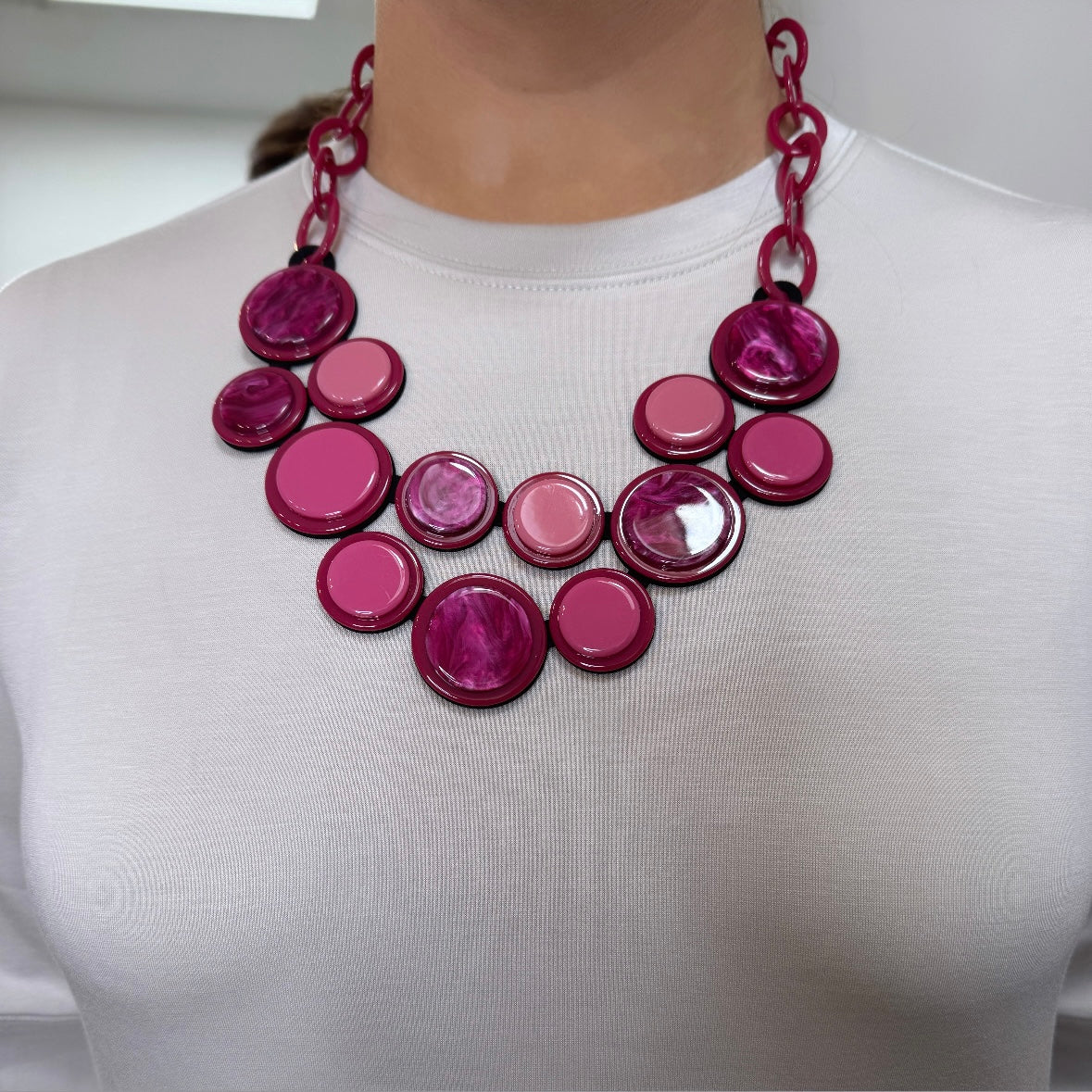Heather Pink Pendant