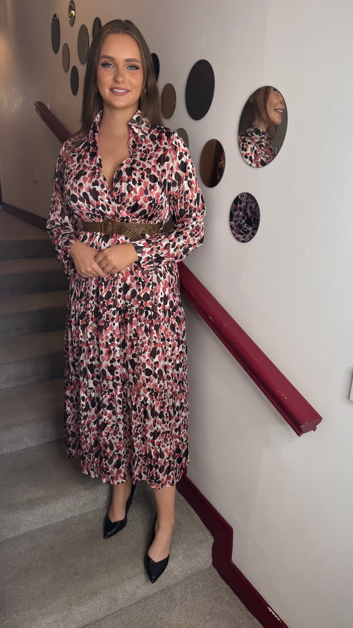 Kimmy Red Midi Dress