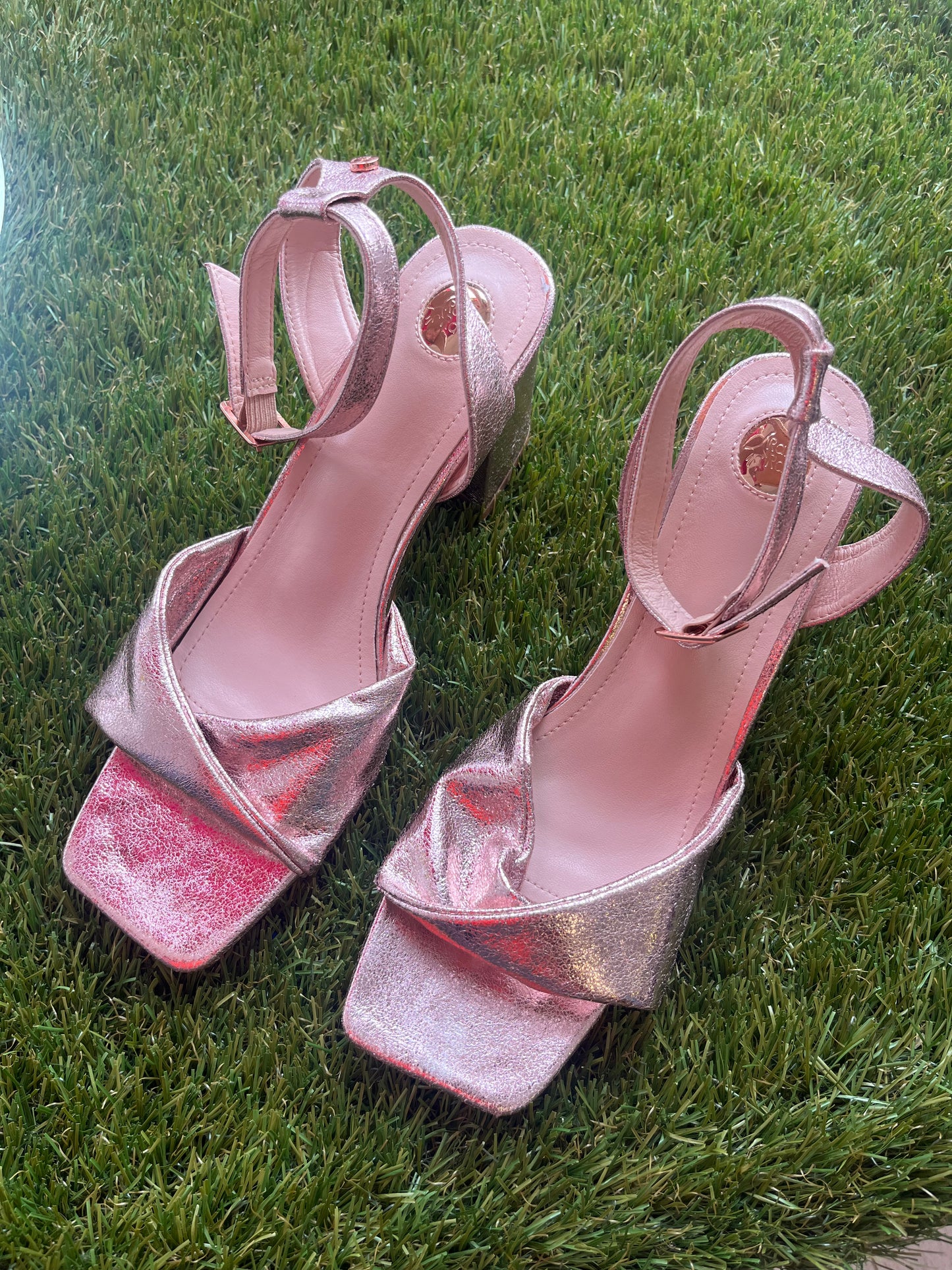 Rant and Rave Blush Block Heel