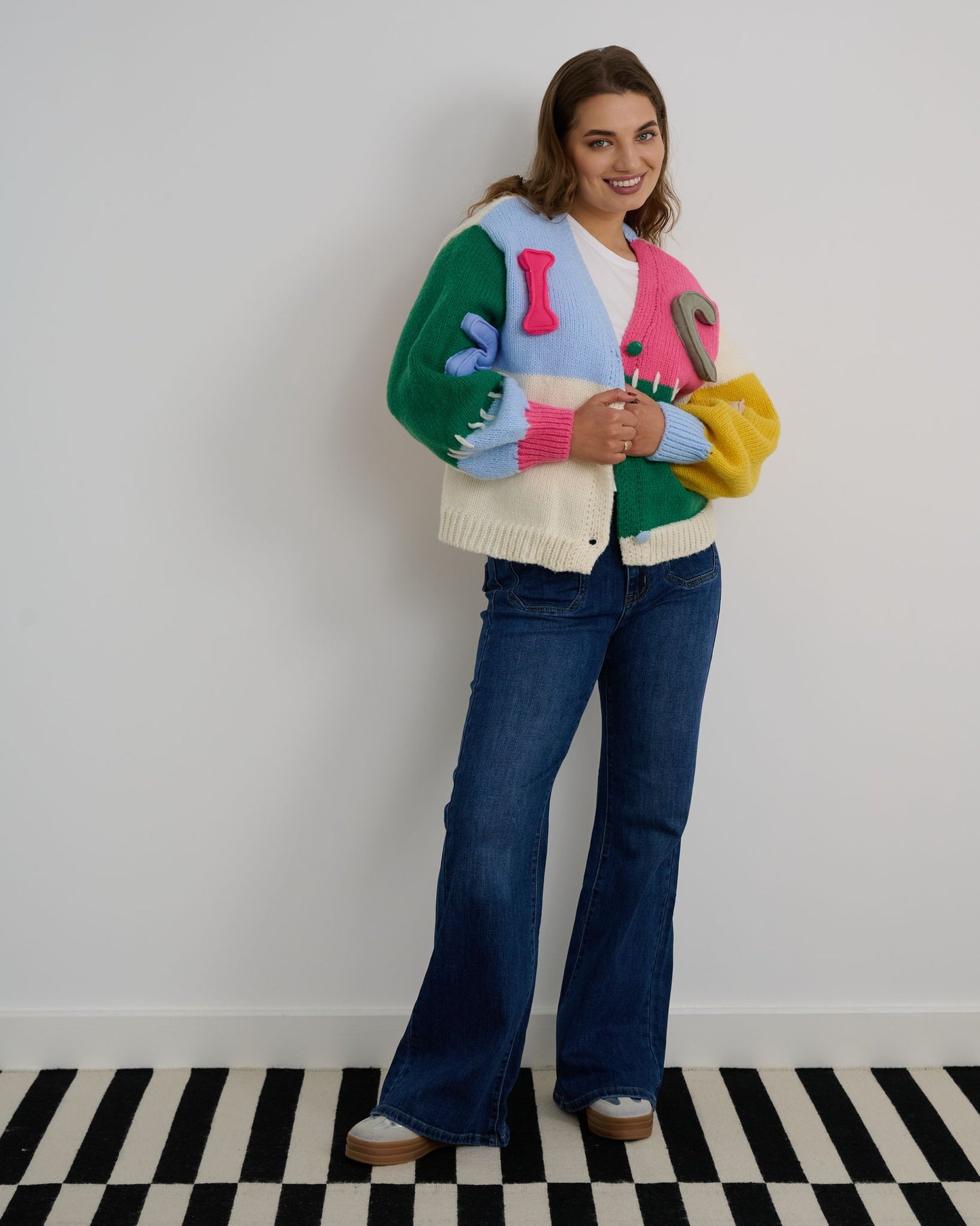 Jasmine Green Short Luxury Cardigan