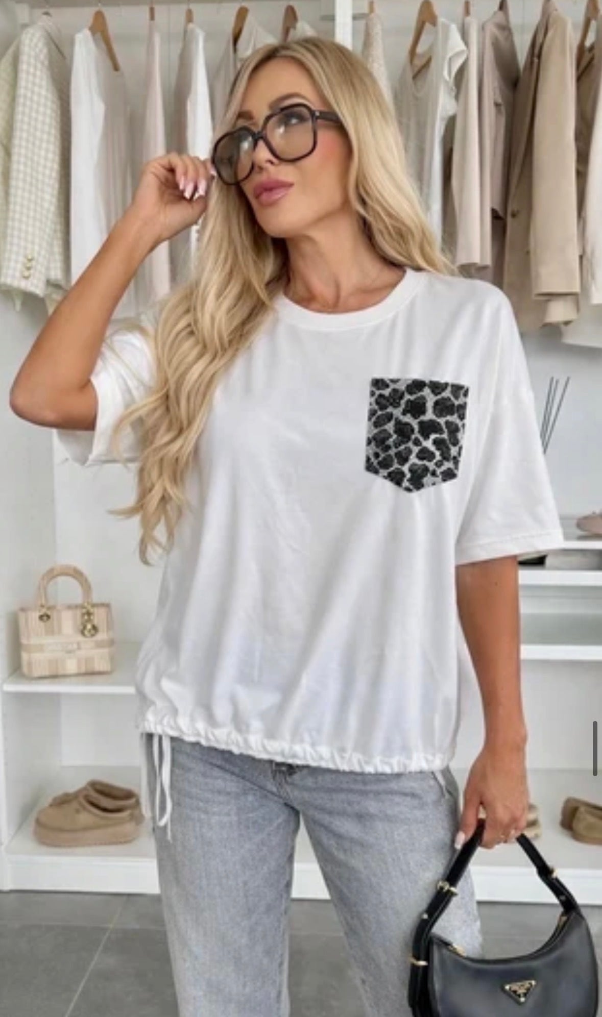Tara Leopard Pocket T-shirt