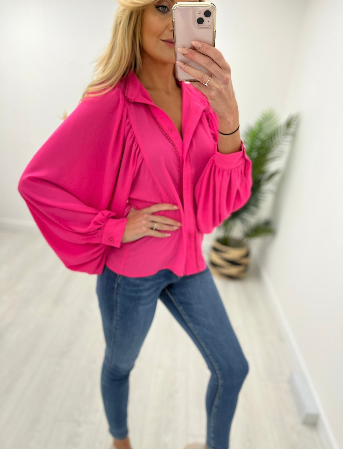 Anaya Pink Blouse