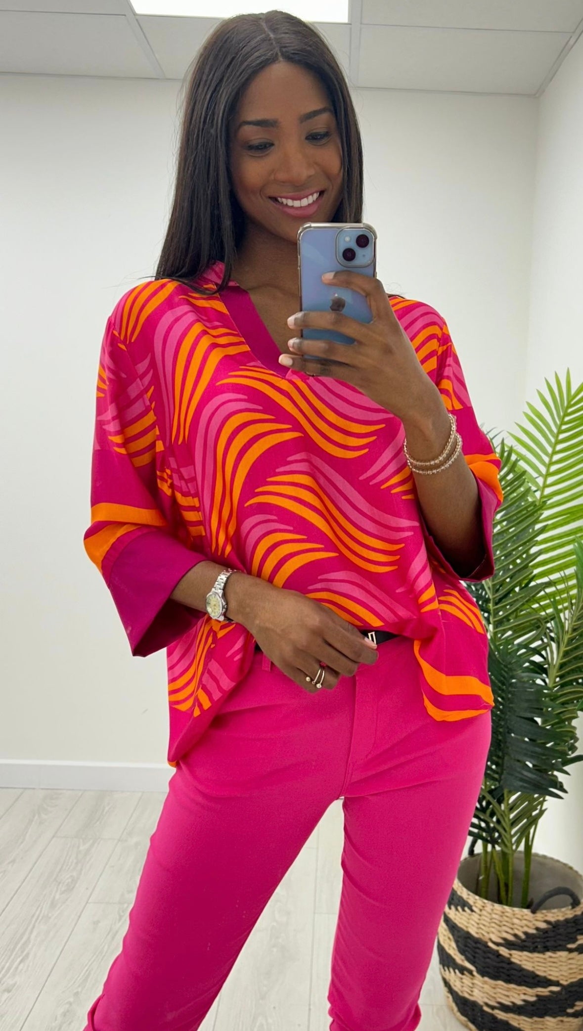Becca Pink Shirt