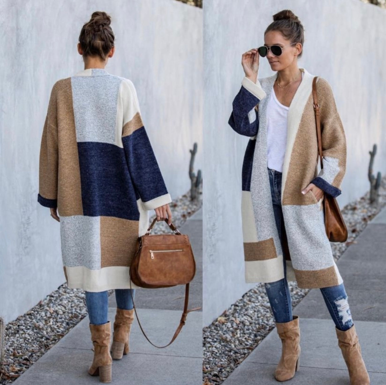Kayla Patchwork Cardigan