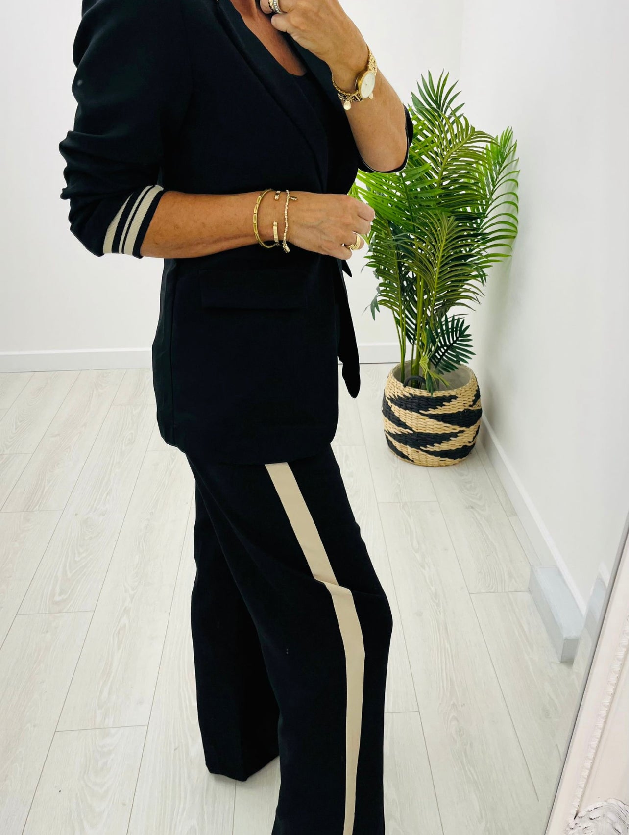 Louisa Black 2 Piece Trouser Suit