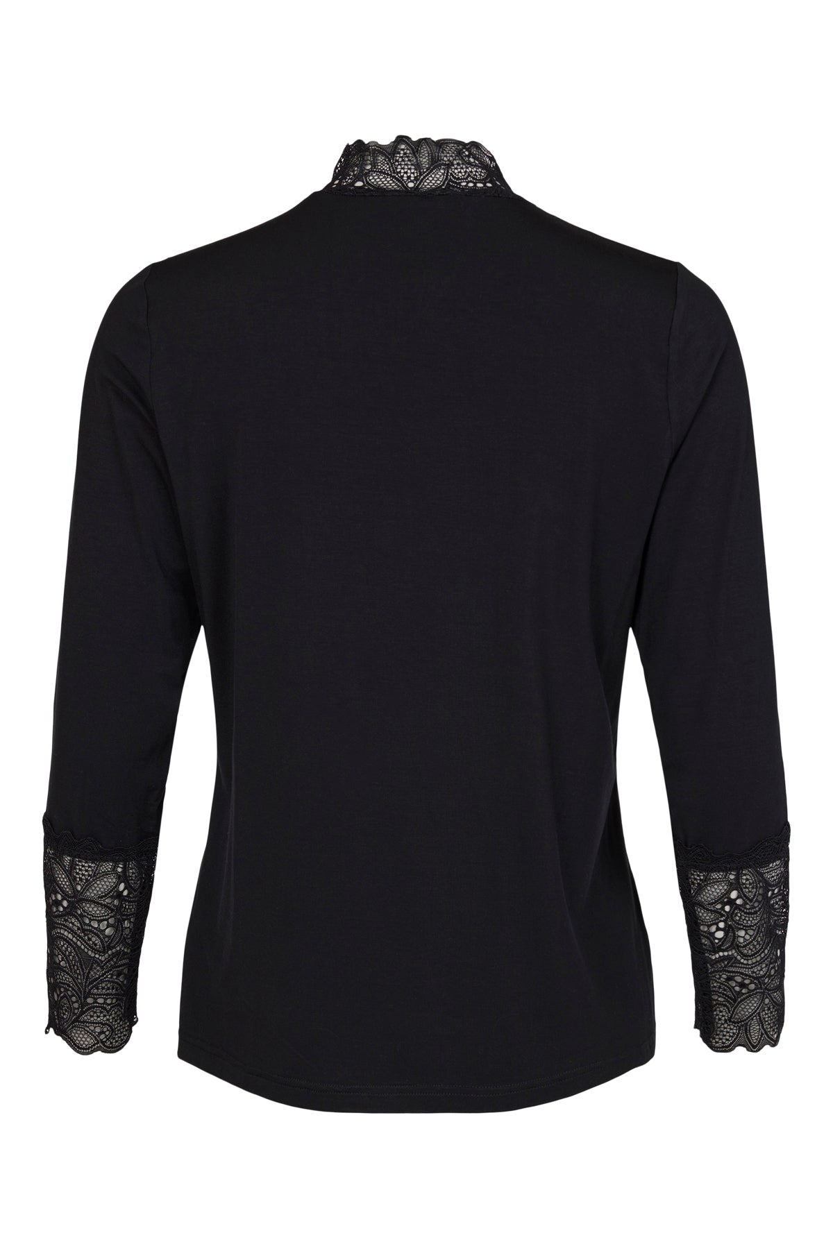 Sunday Black Lace Polo