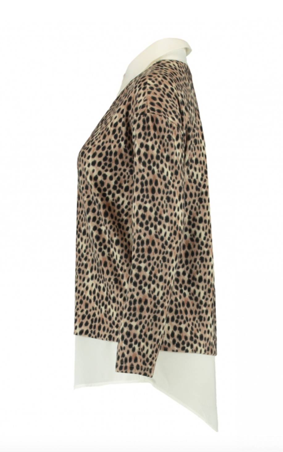 Melinda Leopard Print Shirt Blouse