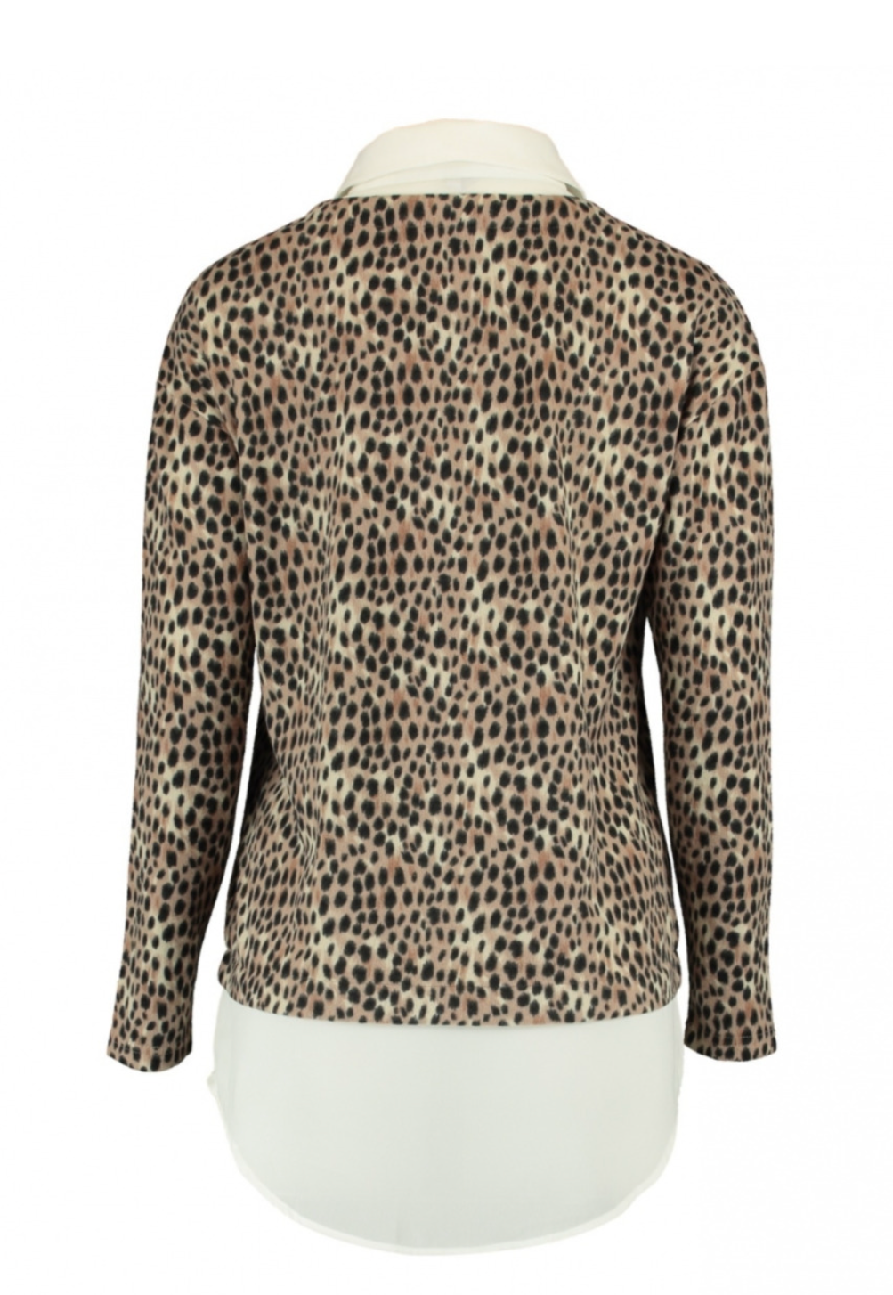 Melinda Leopard Print Shirt Blouse