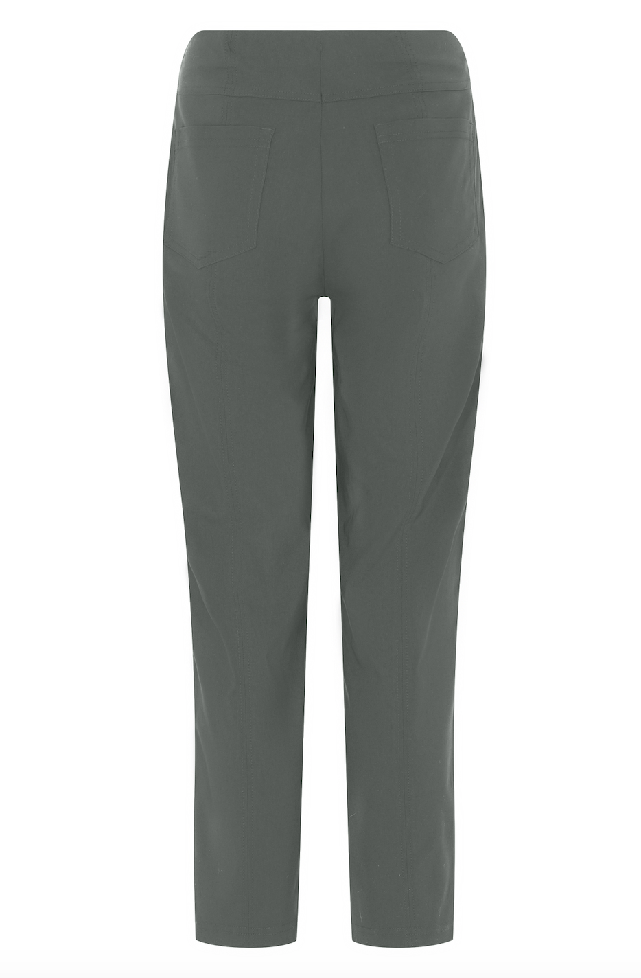 Robell Bella Charcoal Slim 68cm Length Trousers (No Turn-Up)