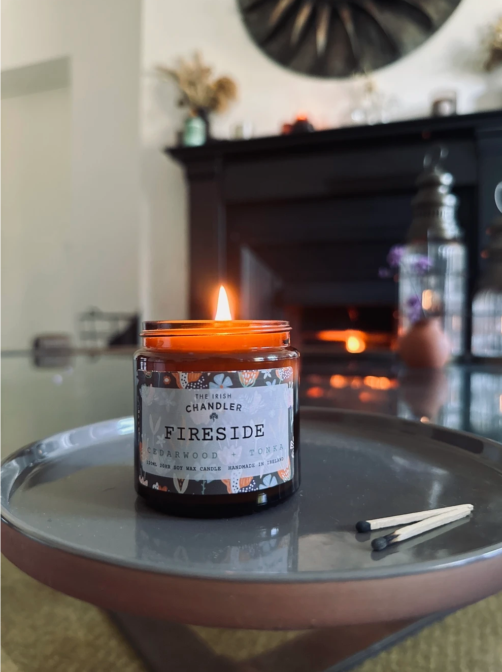 Fireside Candle from the Irish Chandler