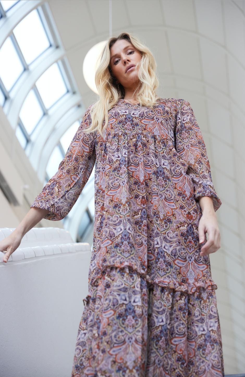 Sunday Paisley Print Dress