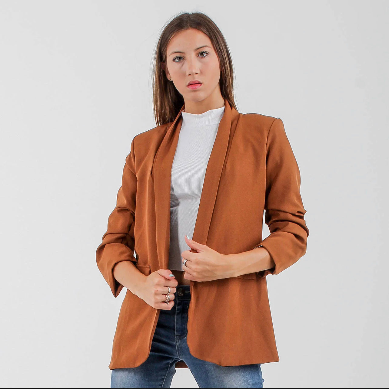 Lulu Camel Blazer
