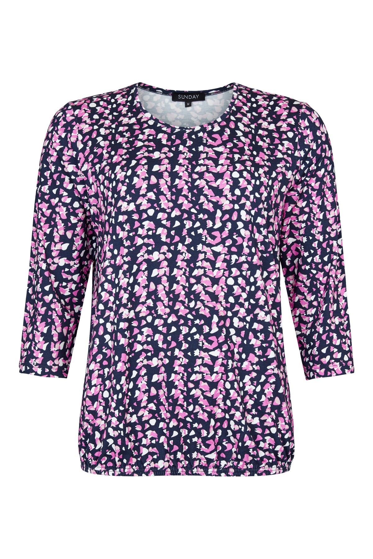 Sunday Pink & Navy Heart Blouse