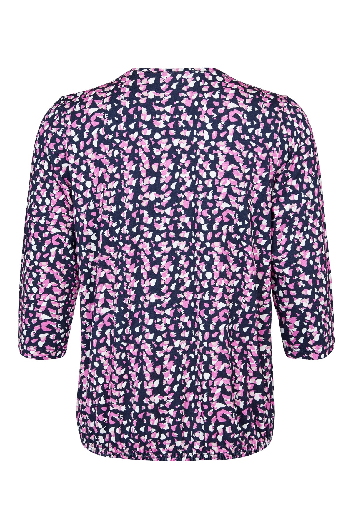 Sunday Pink & Navy Heart Blouse